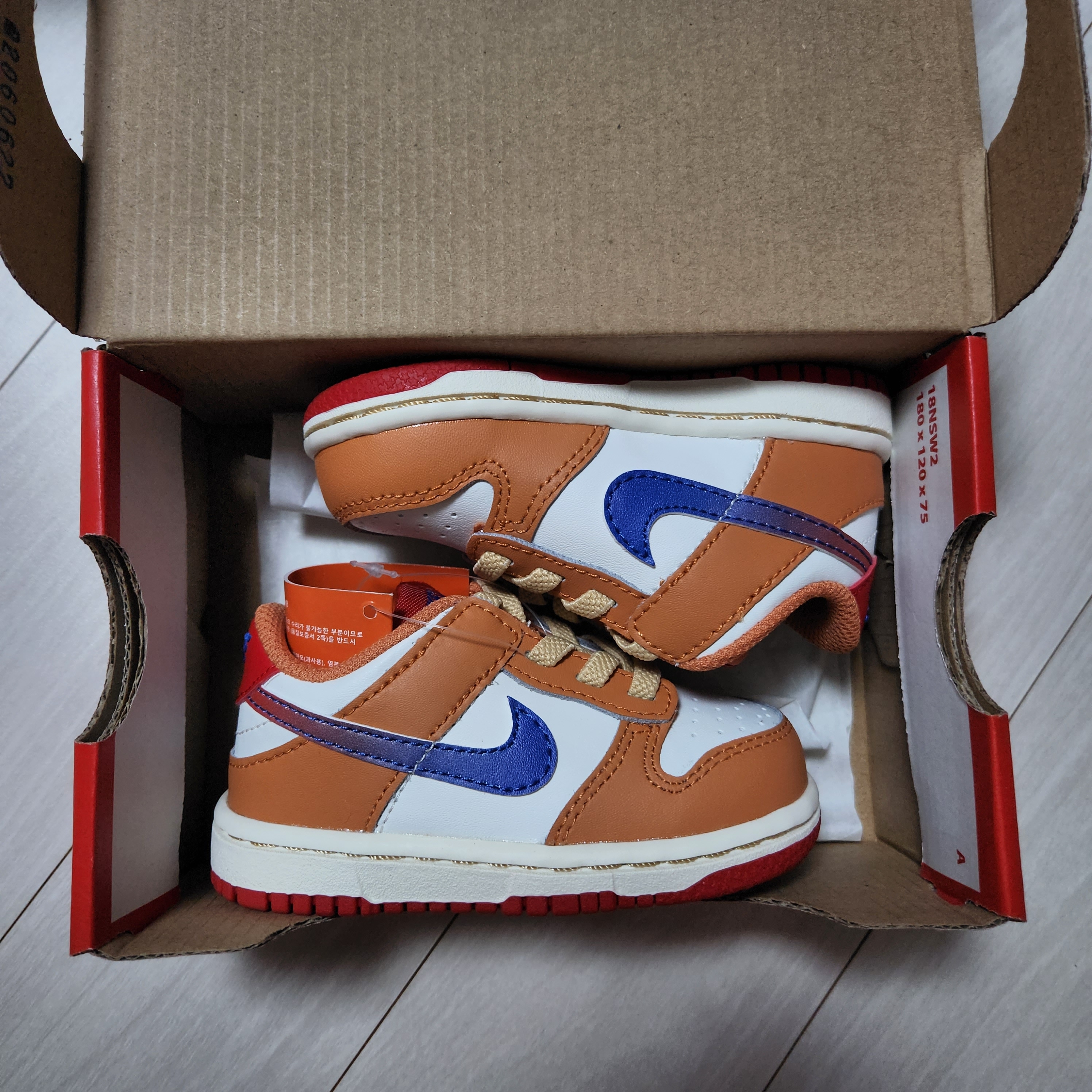 (TD) Nike Dunk Low Hot Curry and Game Royal ์ฐฉ์ฉ ์คํ์ผ - 1