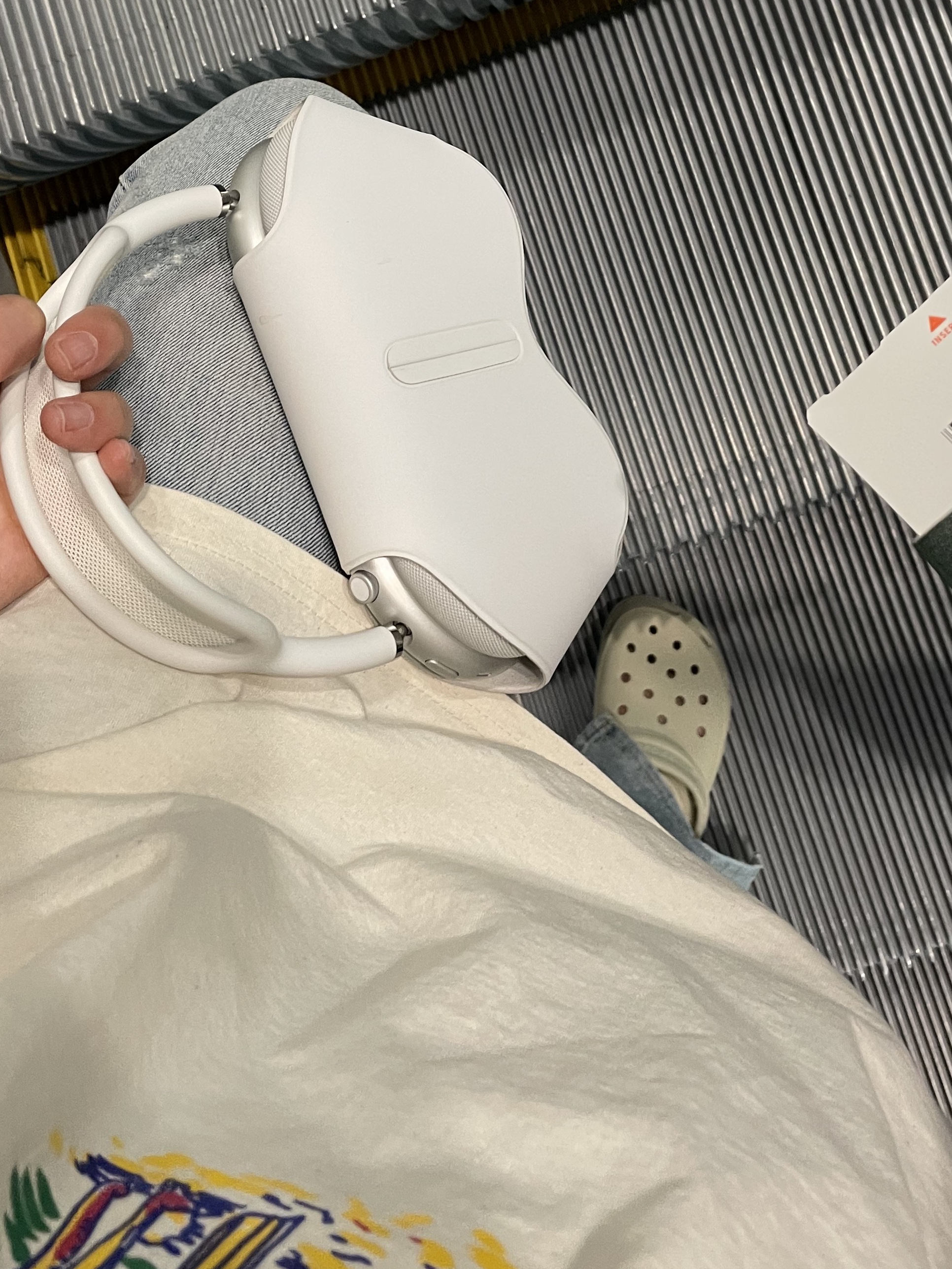 Apple AirPods Max Lightning Silver (Korean Ver.) 착용 스타일
