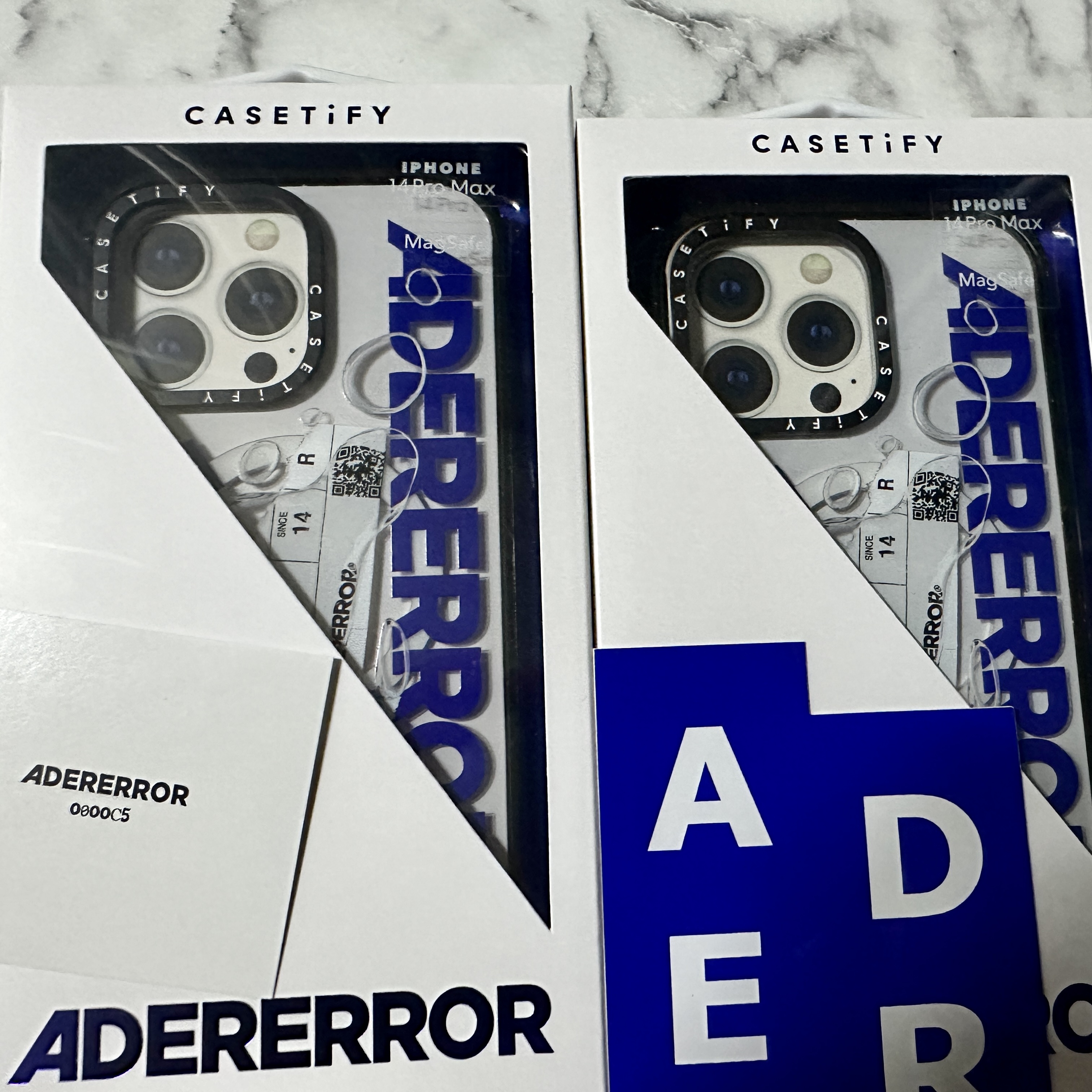 Casetify x Ader Error iPhone Sticker Magsafe Case Clear 착용 스타일