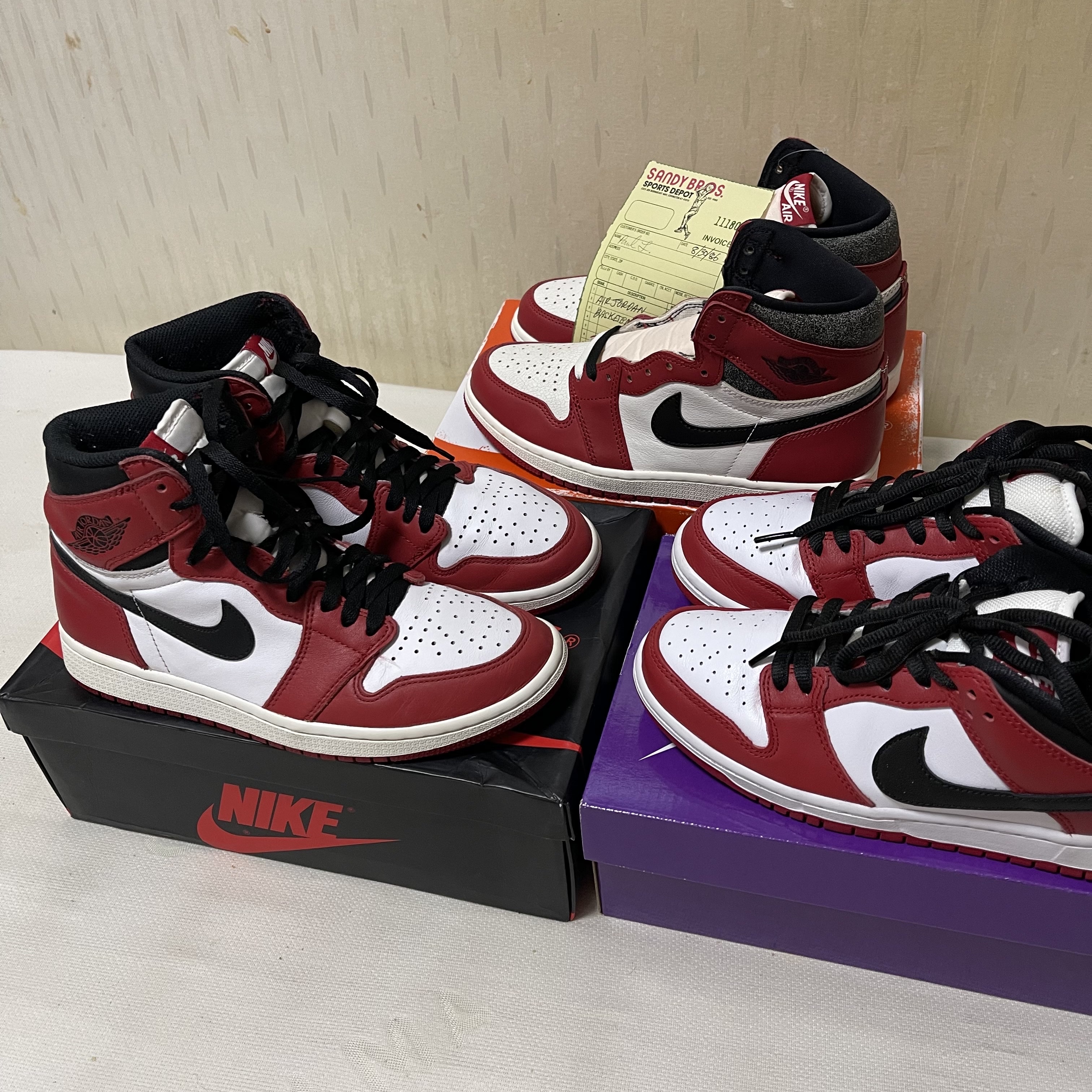 Jordan 1 Retro High OG Chicago 2022, Jordan 1 Retro High OG Chicago 2015 착용 스타일