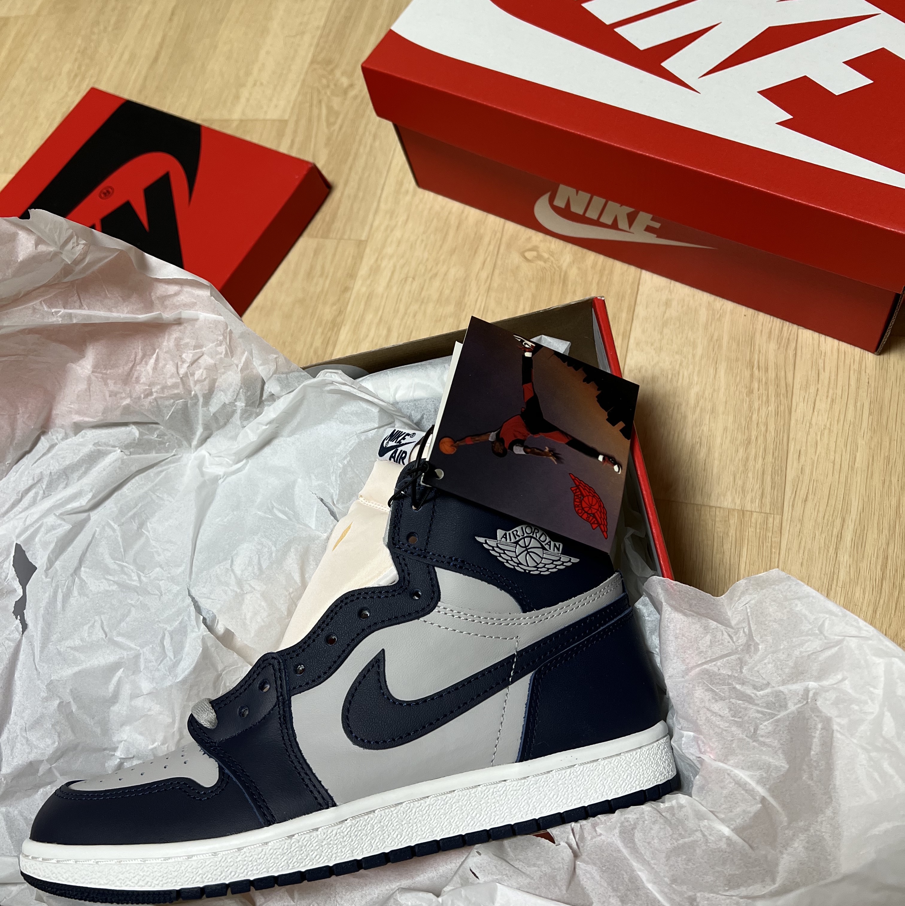 Jordan 1 High 85 College Navy 착용 스타일