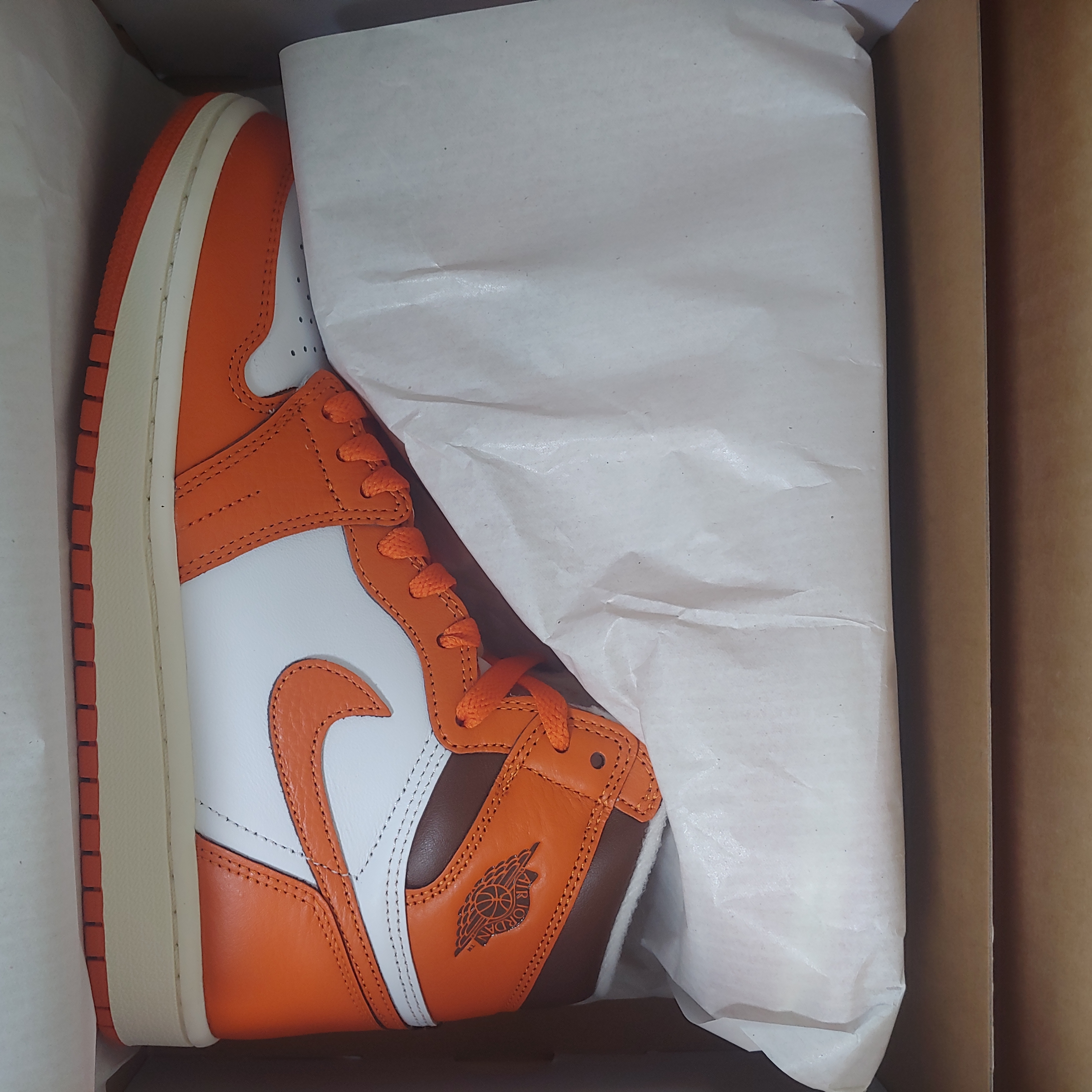 (W) Jordan 1 Retro High OG Starfish 착용 스타일 - 4