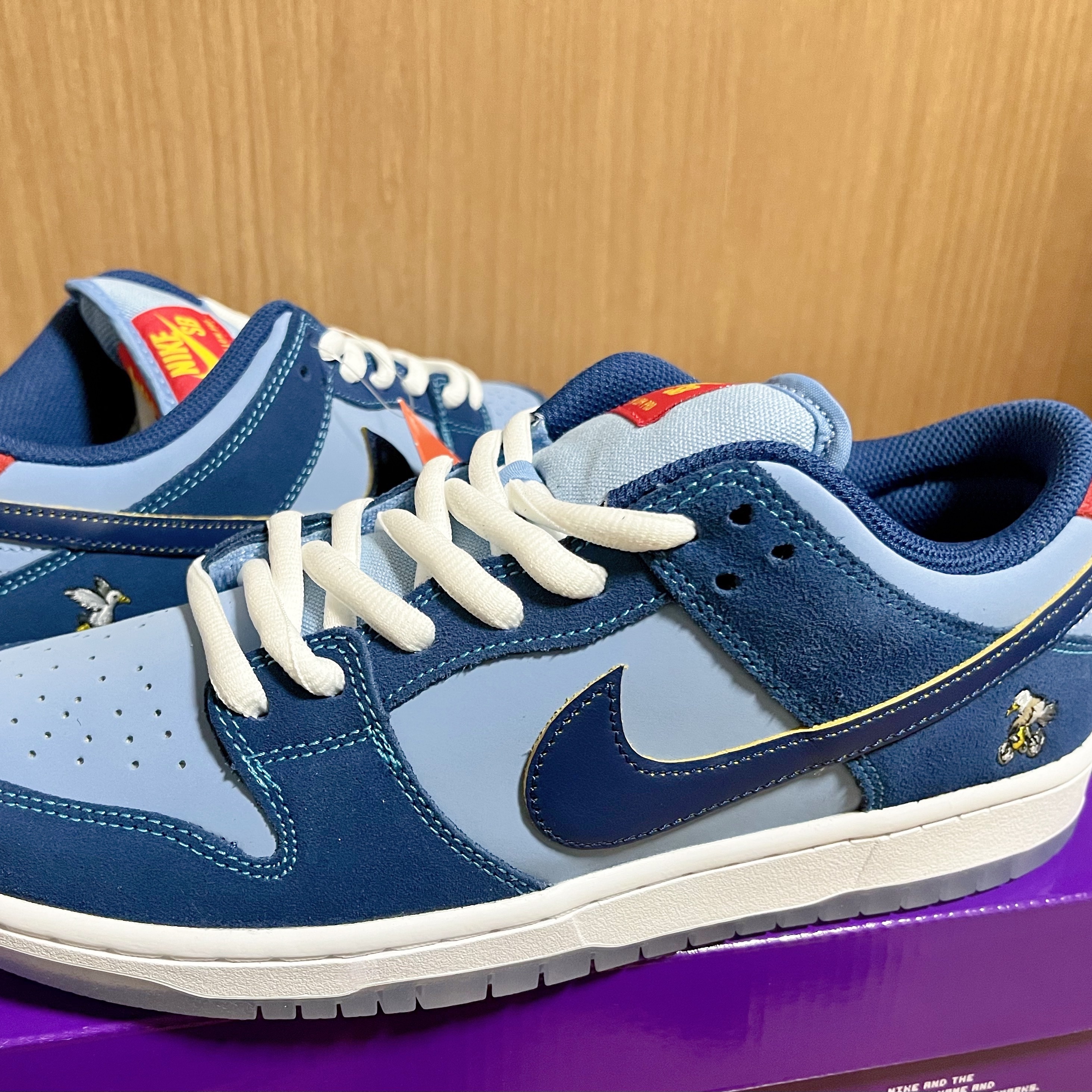 Nike x Why So Sad? SB Dunk Low Pro Coastal Blue 착용 스타일