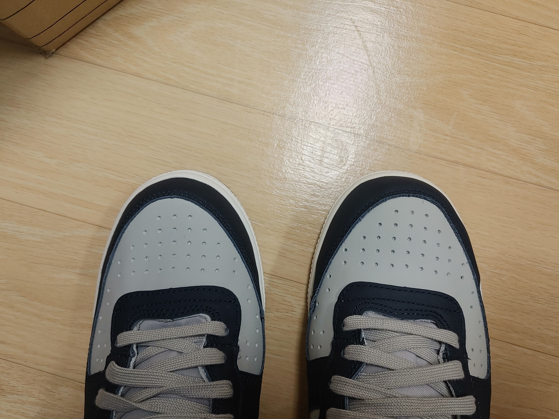 Nike Terminator High Granite and Dark Obsidian 착용 스타일 - 1