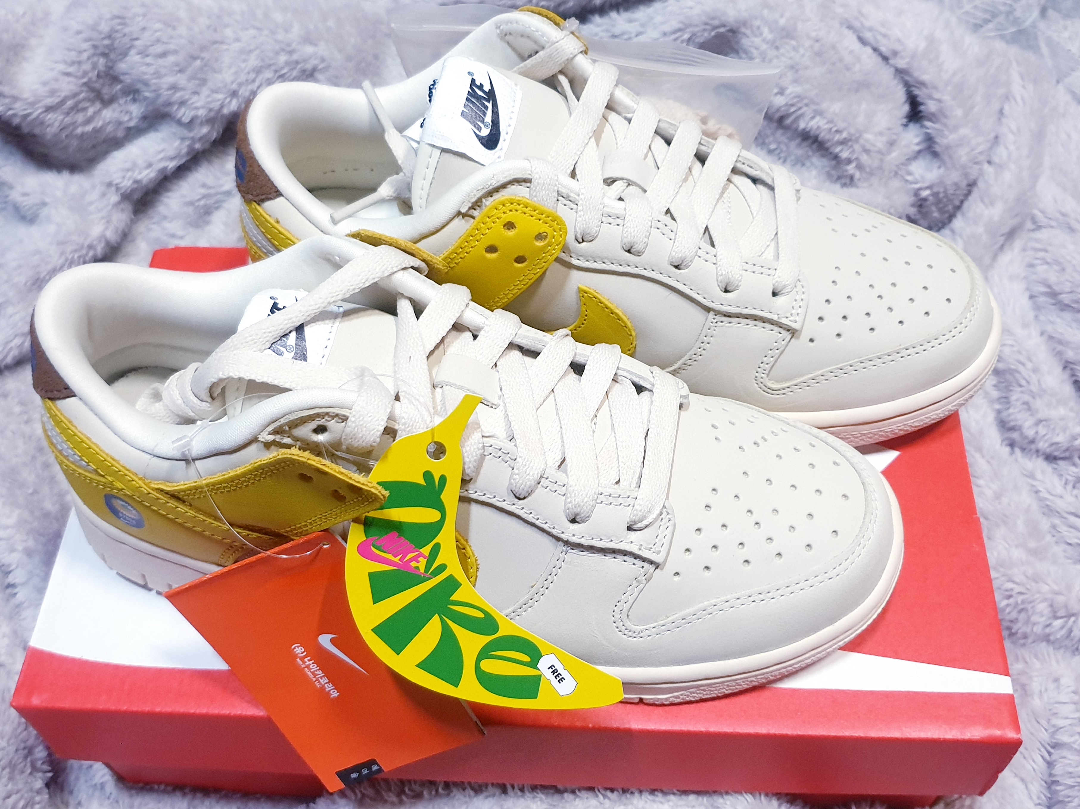 (W) Nike Dunk Low LX Banana 착용 스타일