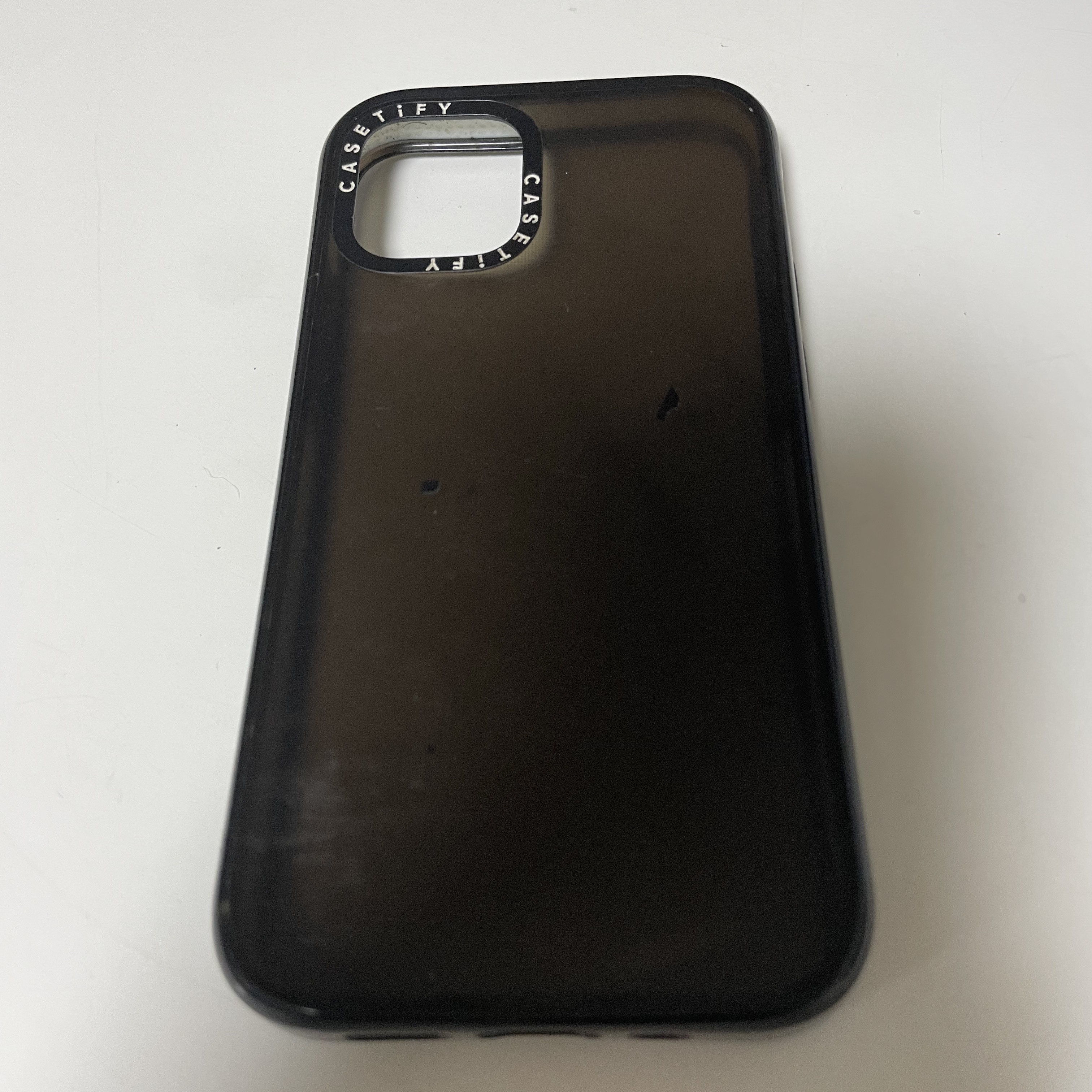 Casetify x IAB Studio iPhone Black Logo Impact Case Black 착용 스타일