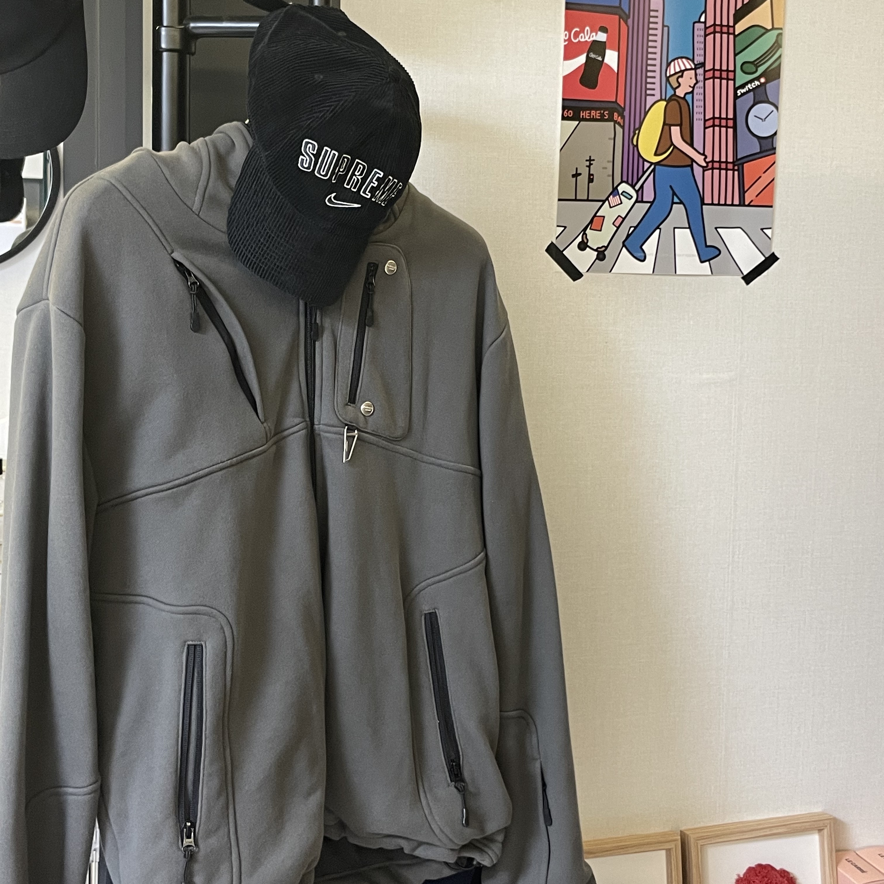 Undermycar Marshall Chest Pocket Balaclava Zip-Up Chimera - 22SS 착용 스타일