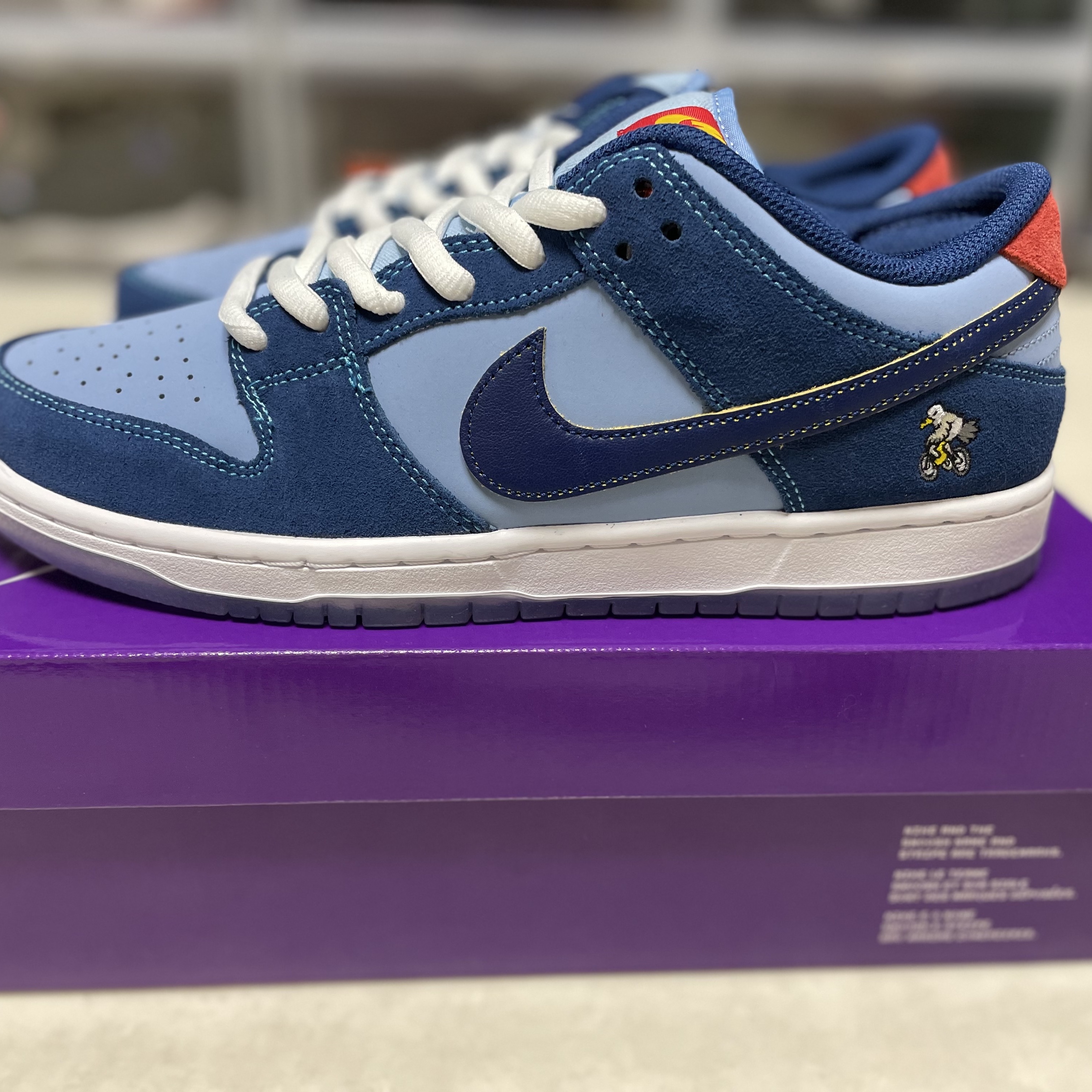 Nike x Why So Sad? SB Dunk Low Pro Coastal Blue 착용 스타일