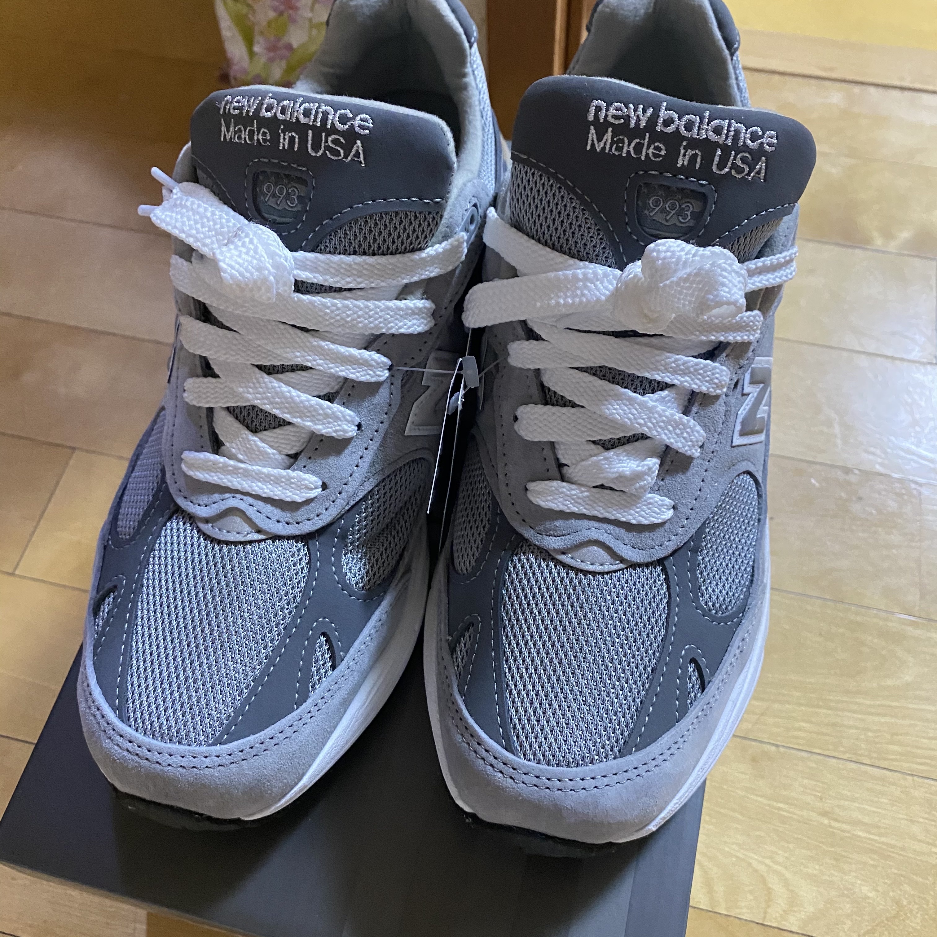 New Balance 993 Made in USA Grey - D Standard 착용 스타일