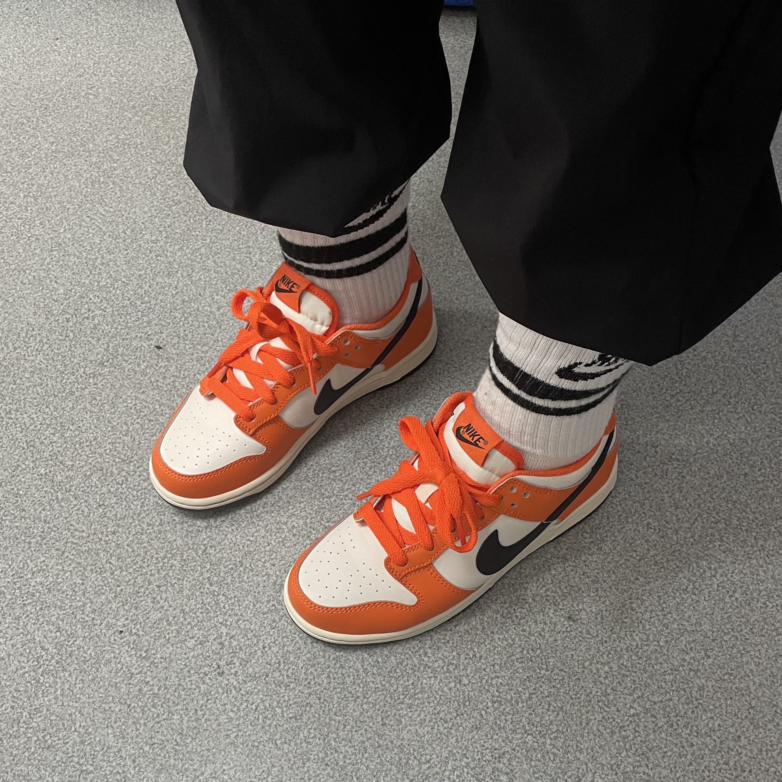 (PS) Nike Dunk Low Safety Orange 착용 스타일