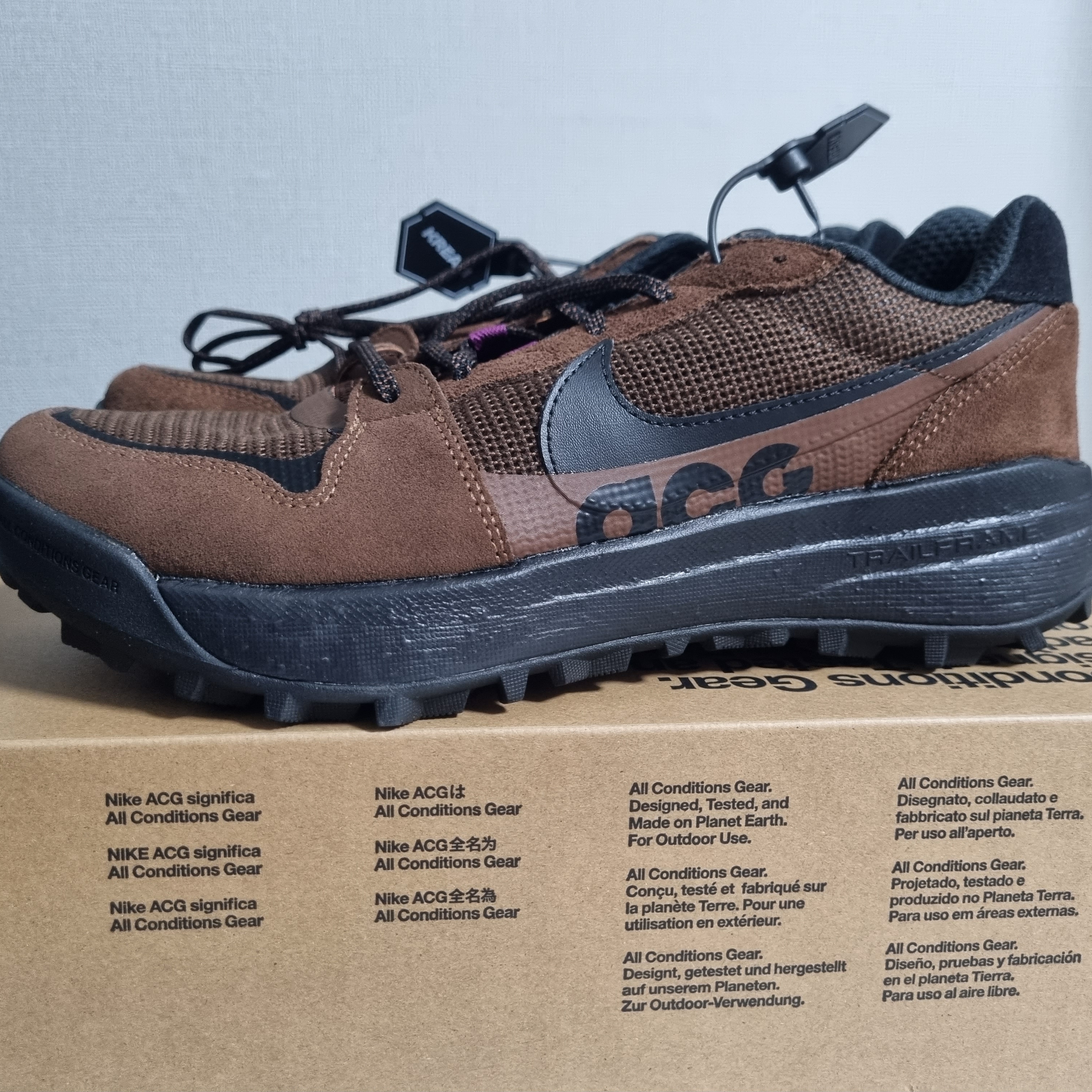 Nike ACG Lowcate Cacao Wow 착용 스타일 - 1