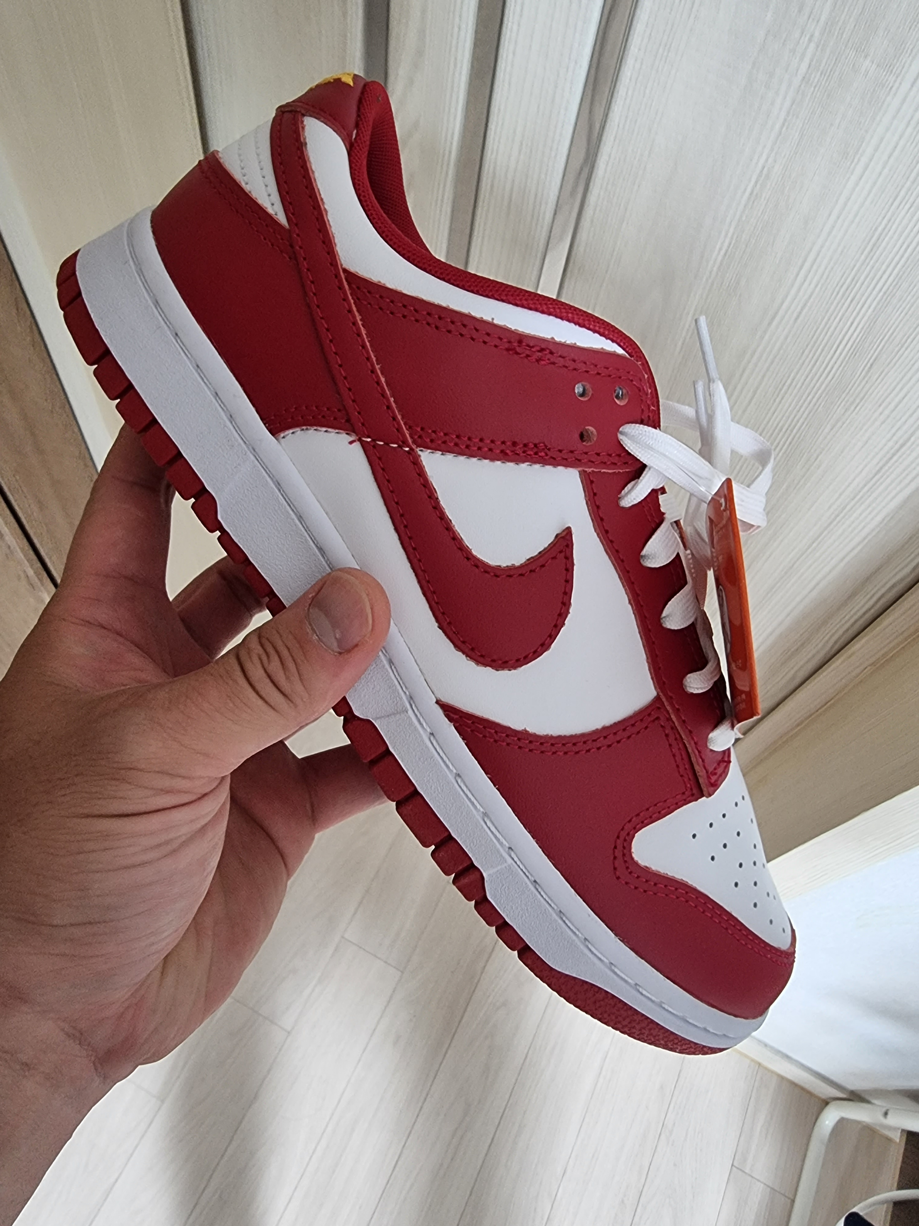 Nike Dunk Low Retro Gym Red 착용 스타일 - 1