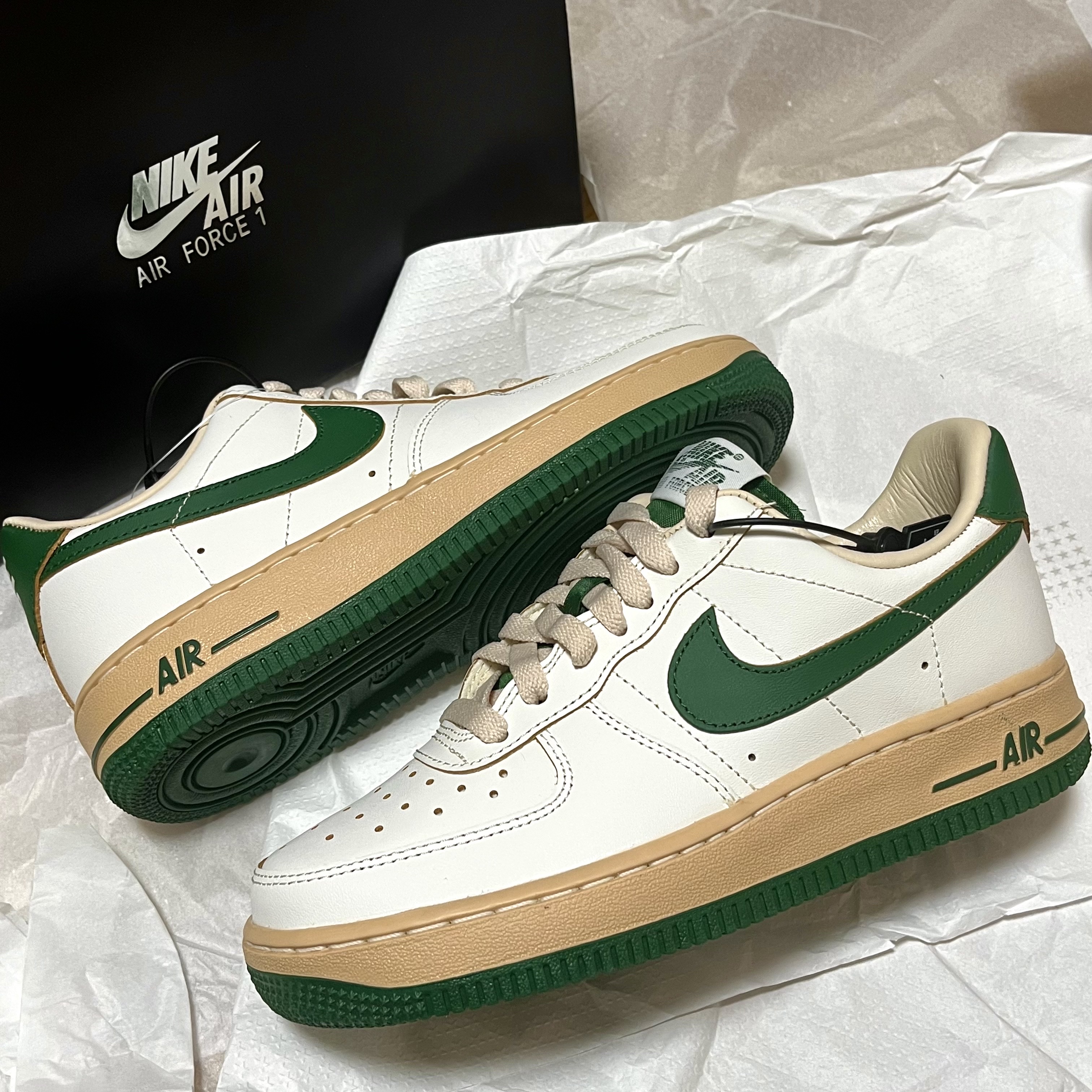 (W) Nike Air Force 1 Low Gorge Green 착용 스타일