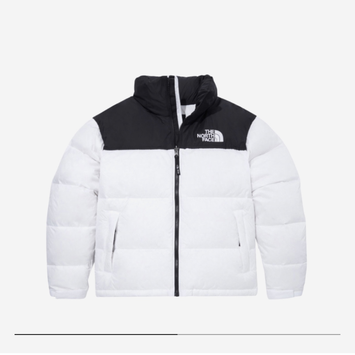 The North Face 1996 Eco Nuptse Jacket White 착용 스타일