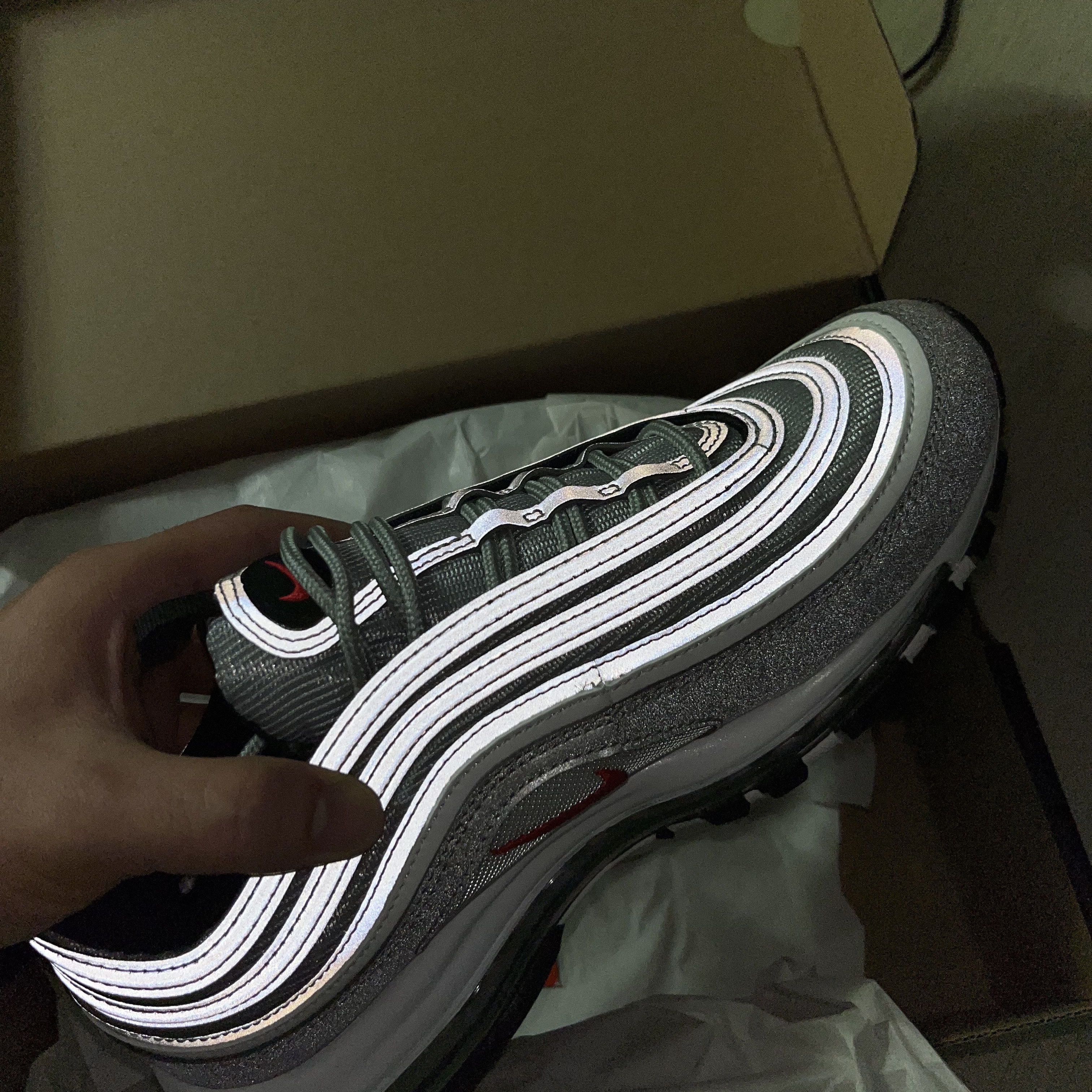 Nike Air Max 97 OG Silver Bullet 2022 착용 스타일 - 3