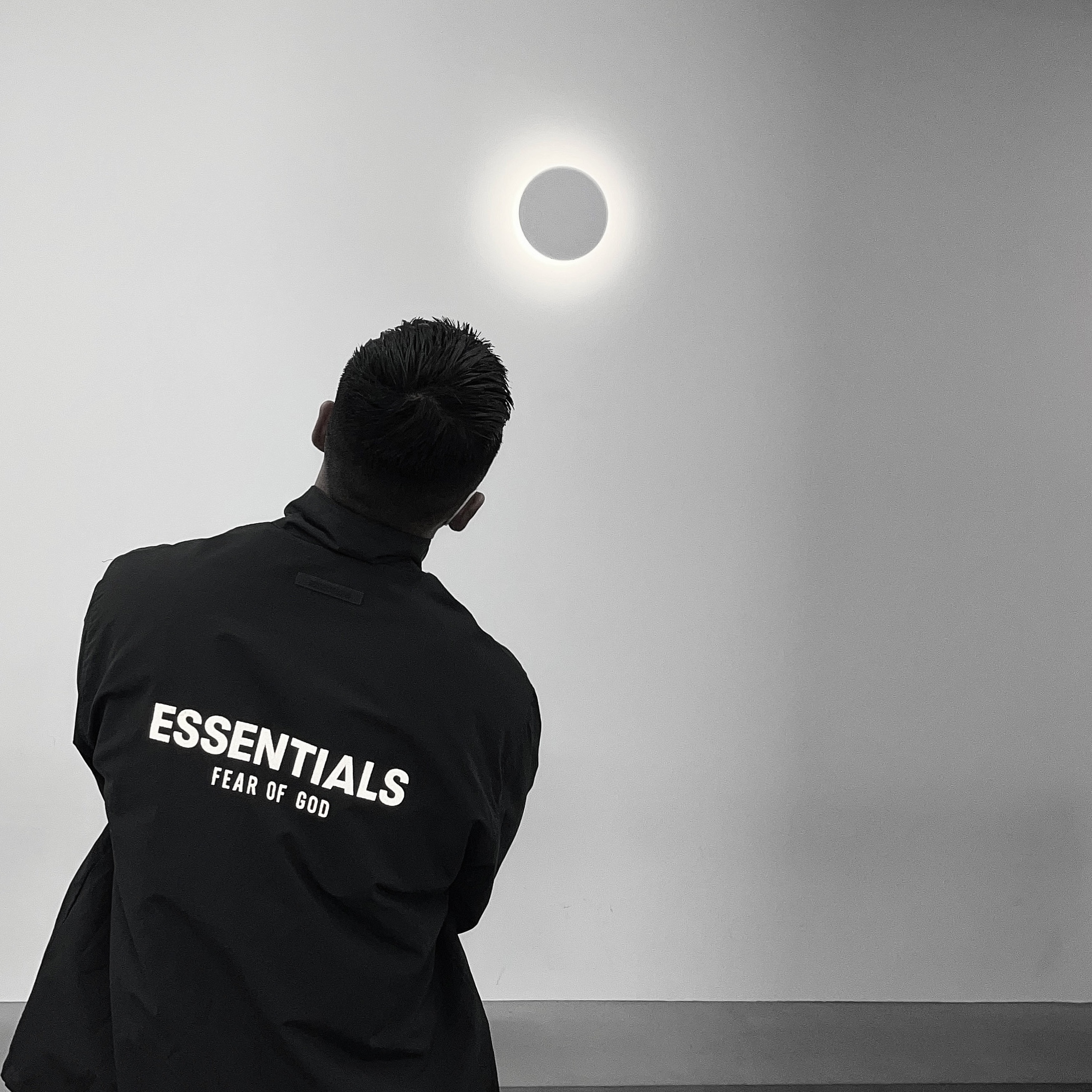 Essentials Coach Jacket Black - 21SS 착용 스타일