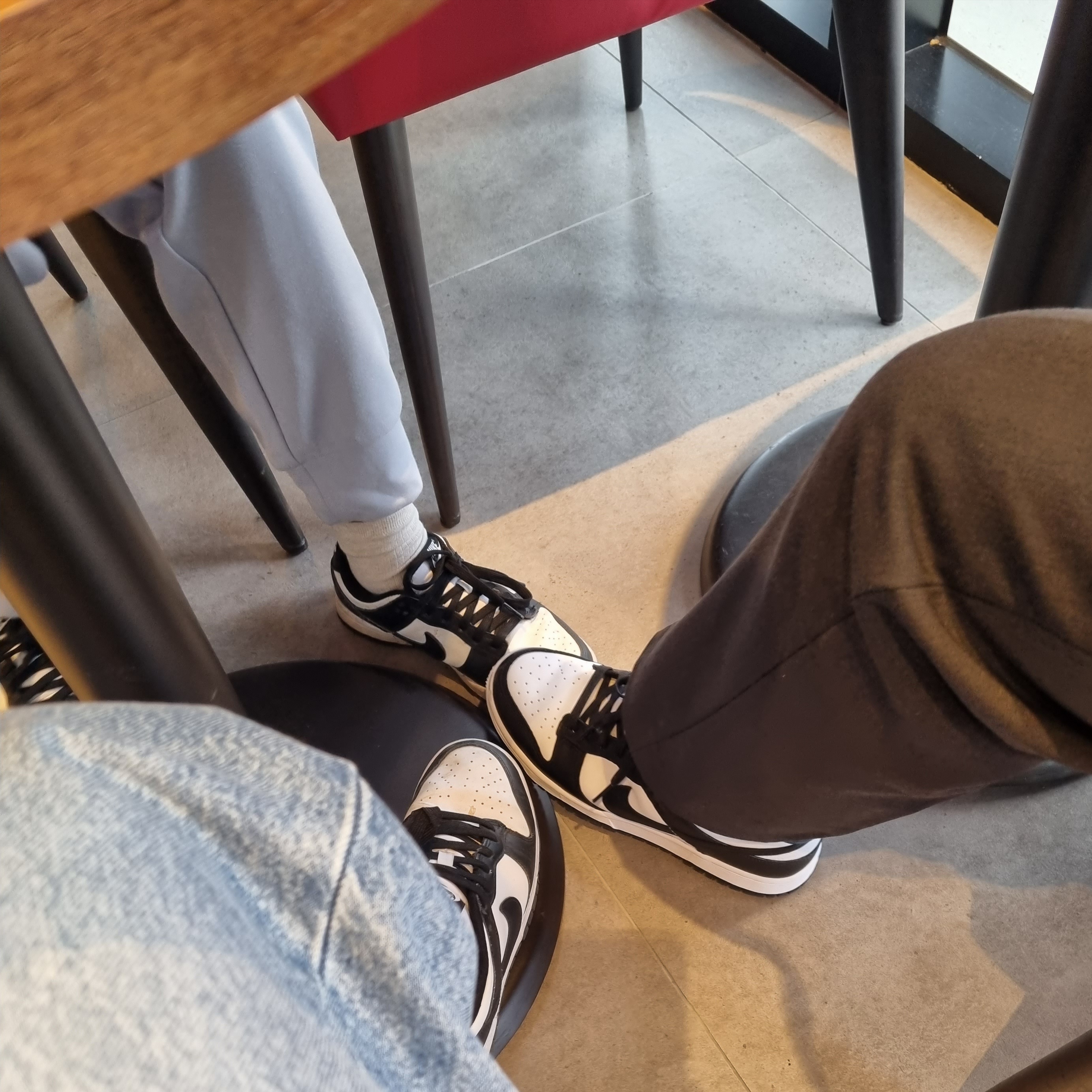 Nike Dunk Low Retro Black, (W) Nike Dunk Low Black 착용 스타일