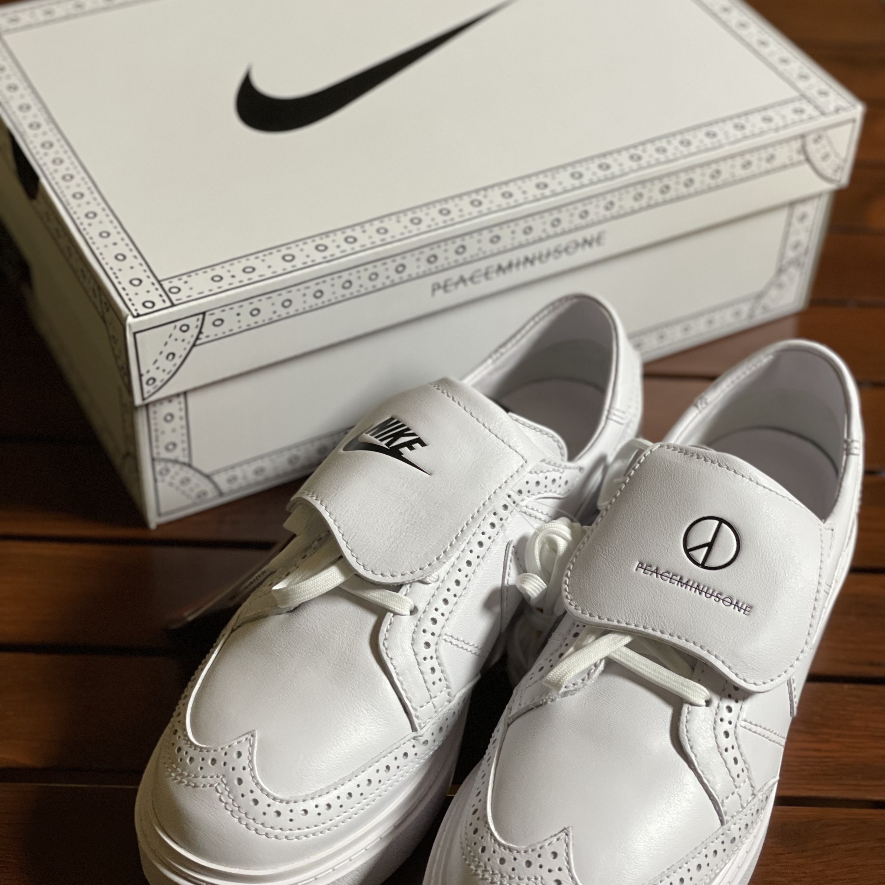 Nike x Peaceminusone Kwondo1 White 착용 스타일