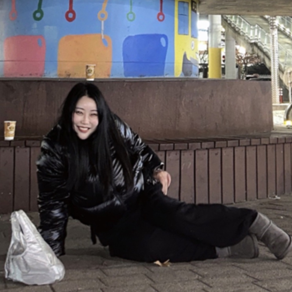 Adidas Superstar 82 Black White 착용 스타일 - 2