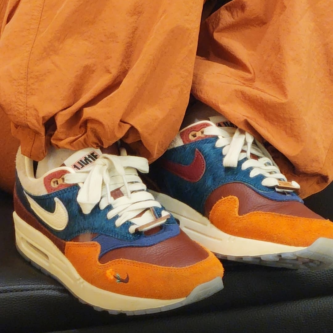 Nike x Kasina Air Max 1 SP Won-Ang Orange 착용 스타일
