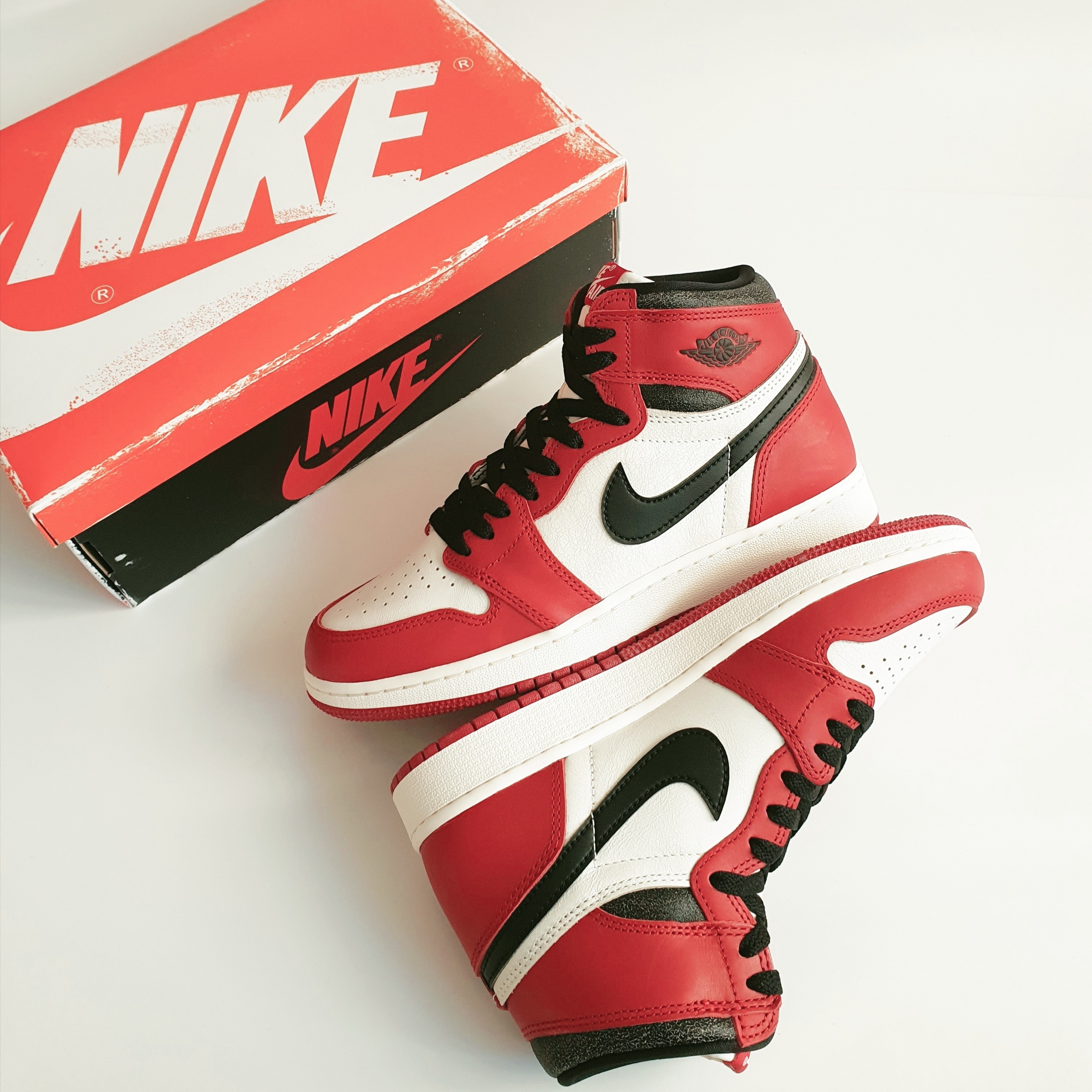 Jordan 1 Retro High OG Chicago 2022, (GS) Jordan 1 Retro High OG Chicago 2022 착용 스타일