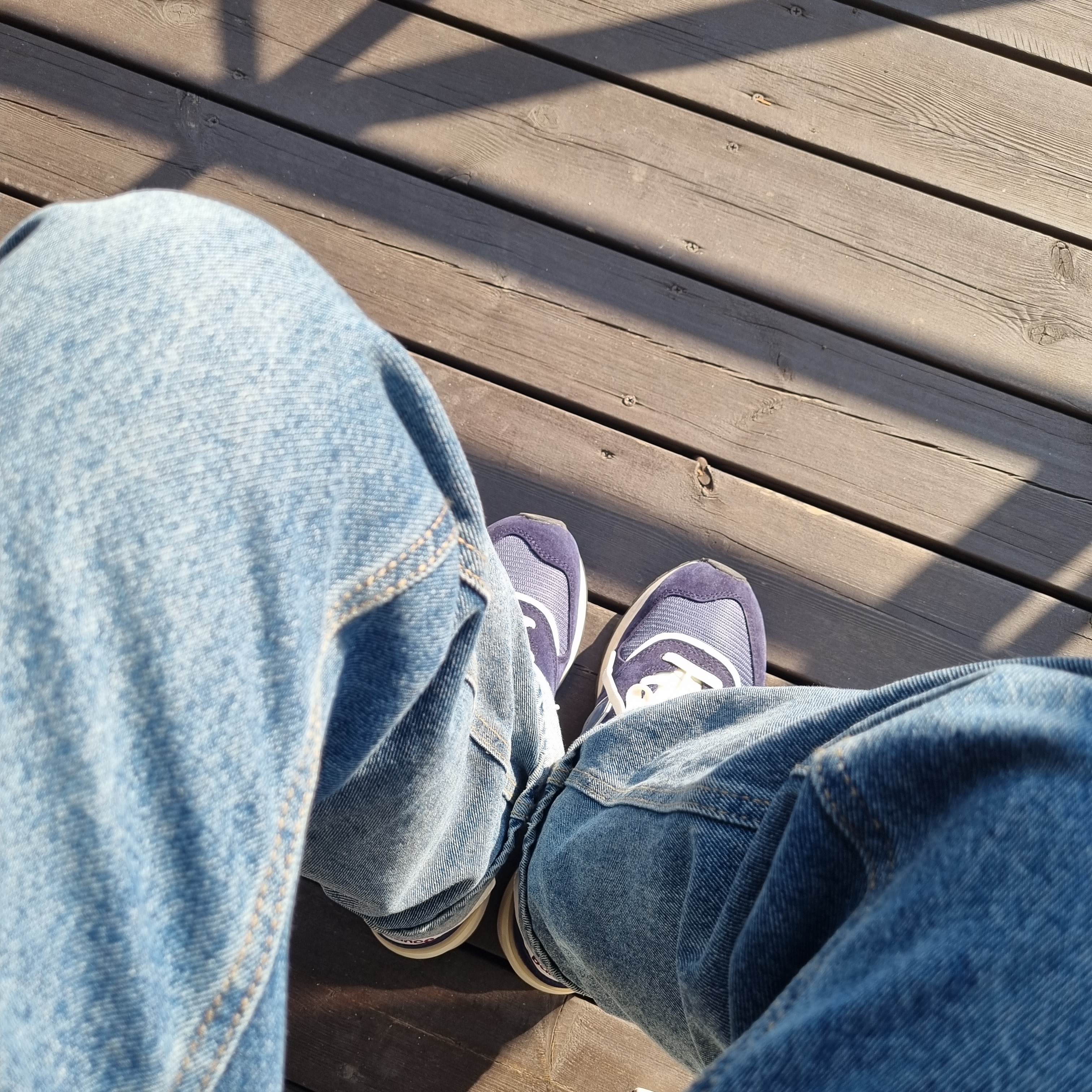 New Balance 574 Legacy Navy 착용 스타일