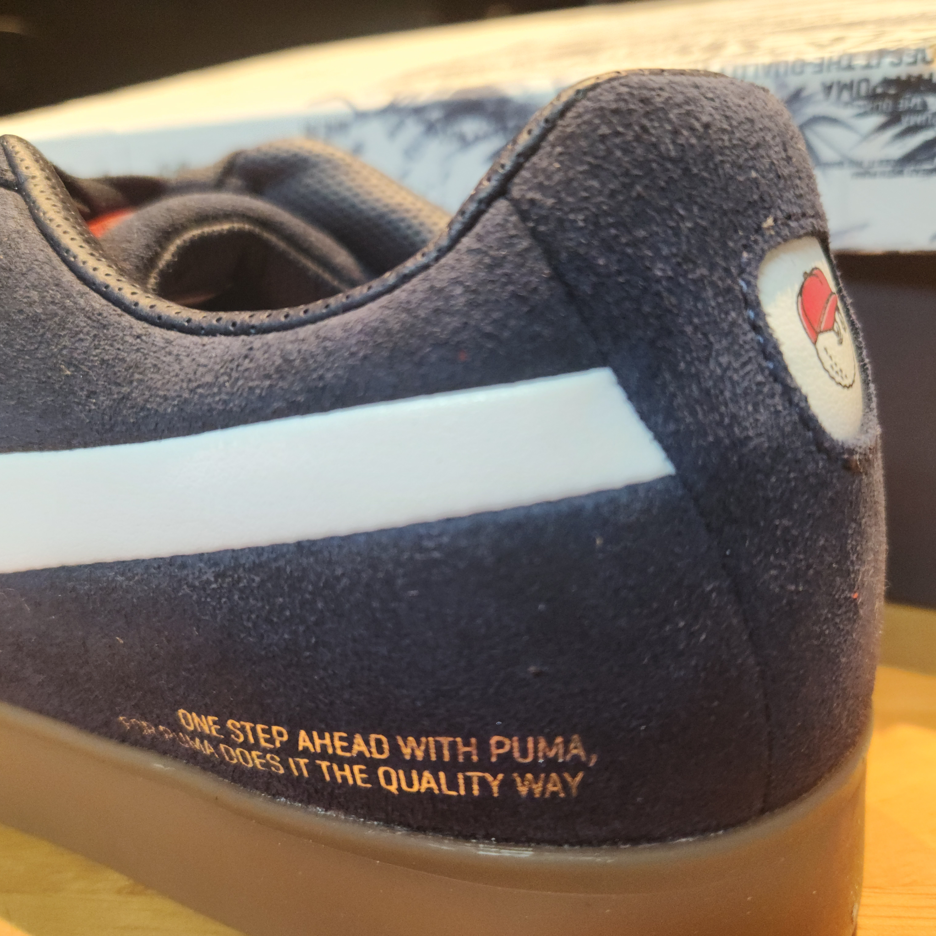 Puma x Malbon Golf Suede G Peacoat White 착용 스타일 - 2