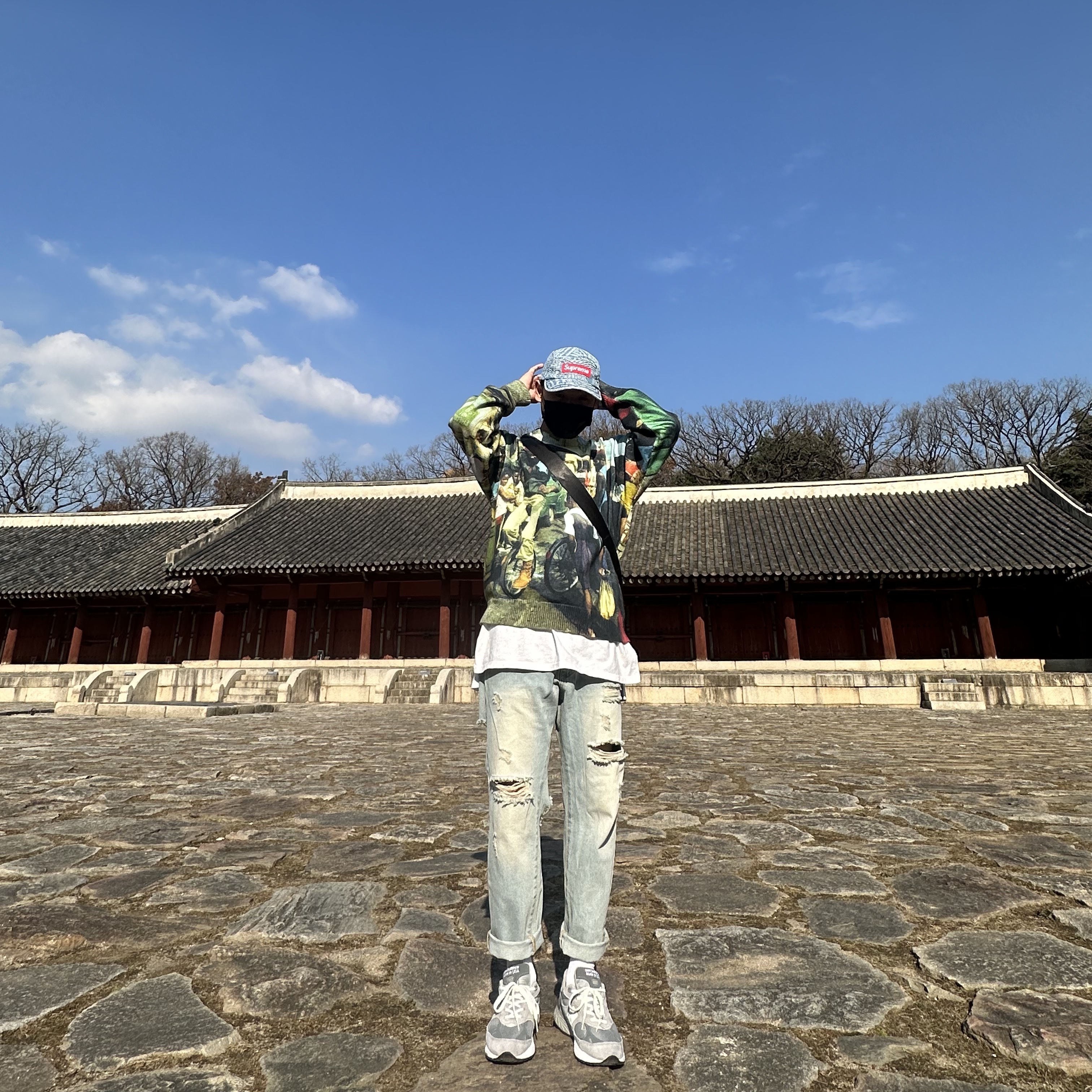 Stussy Peter Tosh Print Sweater Multi, New Balance 993 Made in USA Grey - D Standard 착용 스타일 - 1