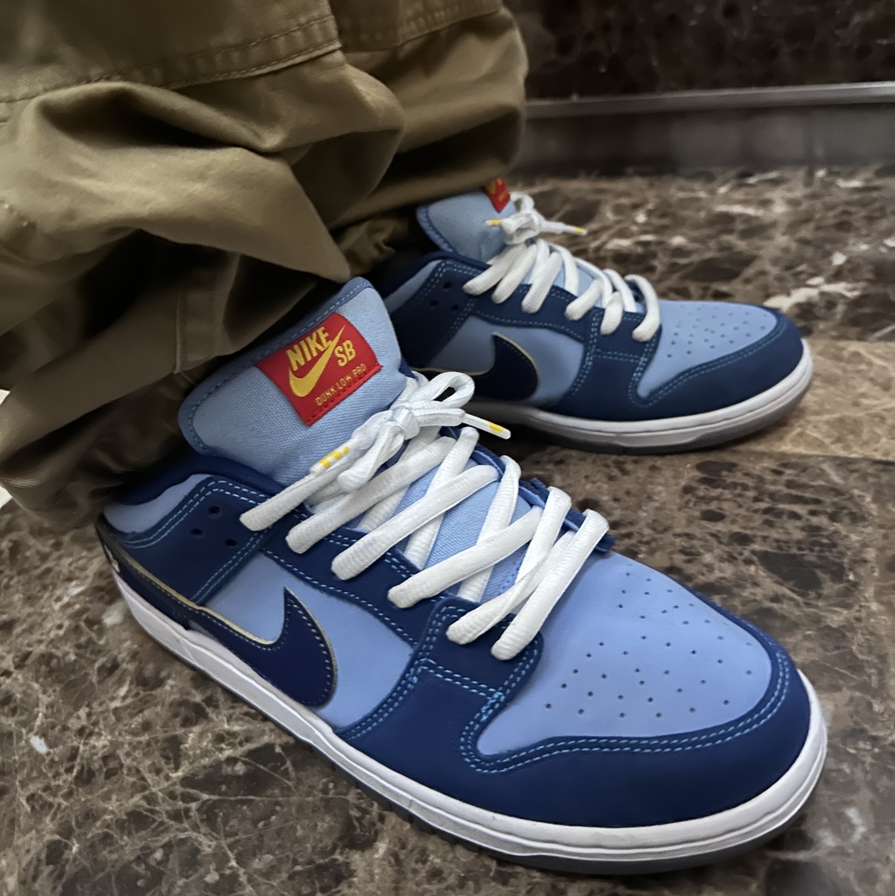 Nike x Why So Sad? SB Dunk Low Pro Coastal Blue 착용 스타일 - 4