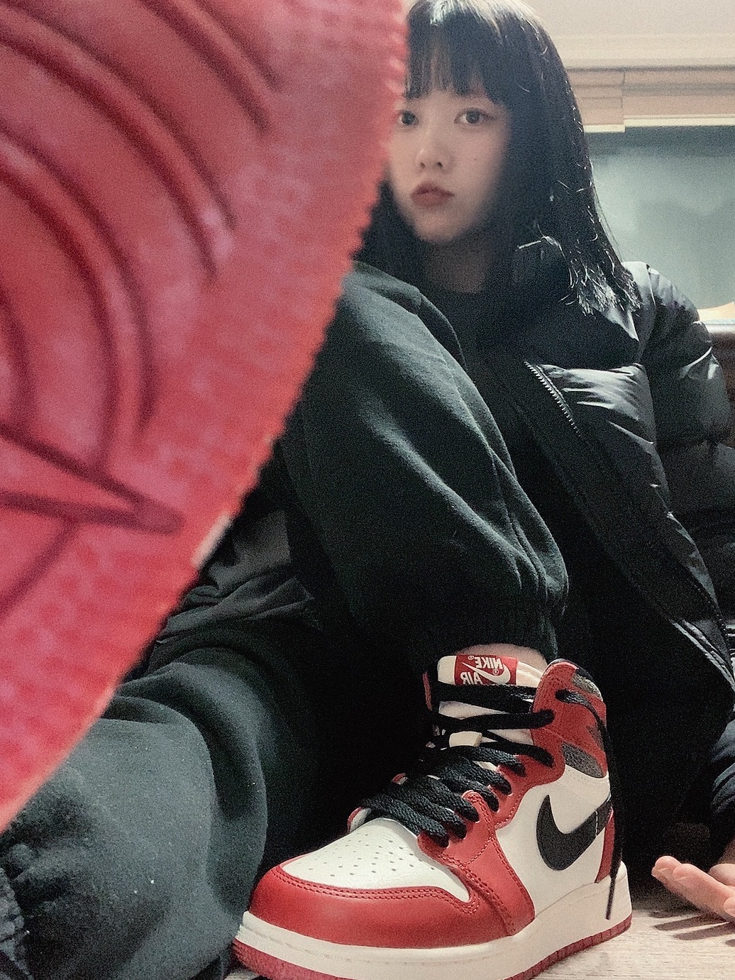 Jordan 1 Retro High OG Chicago 2022, (GS) Jordan 1 Retro High OG Chicago 2022 착용 스타일