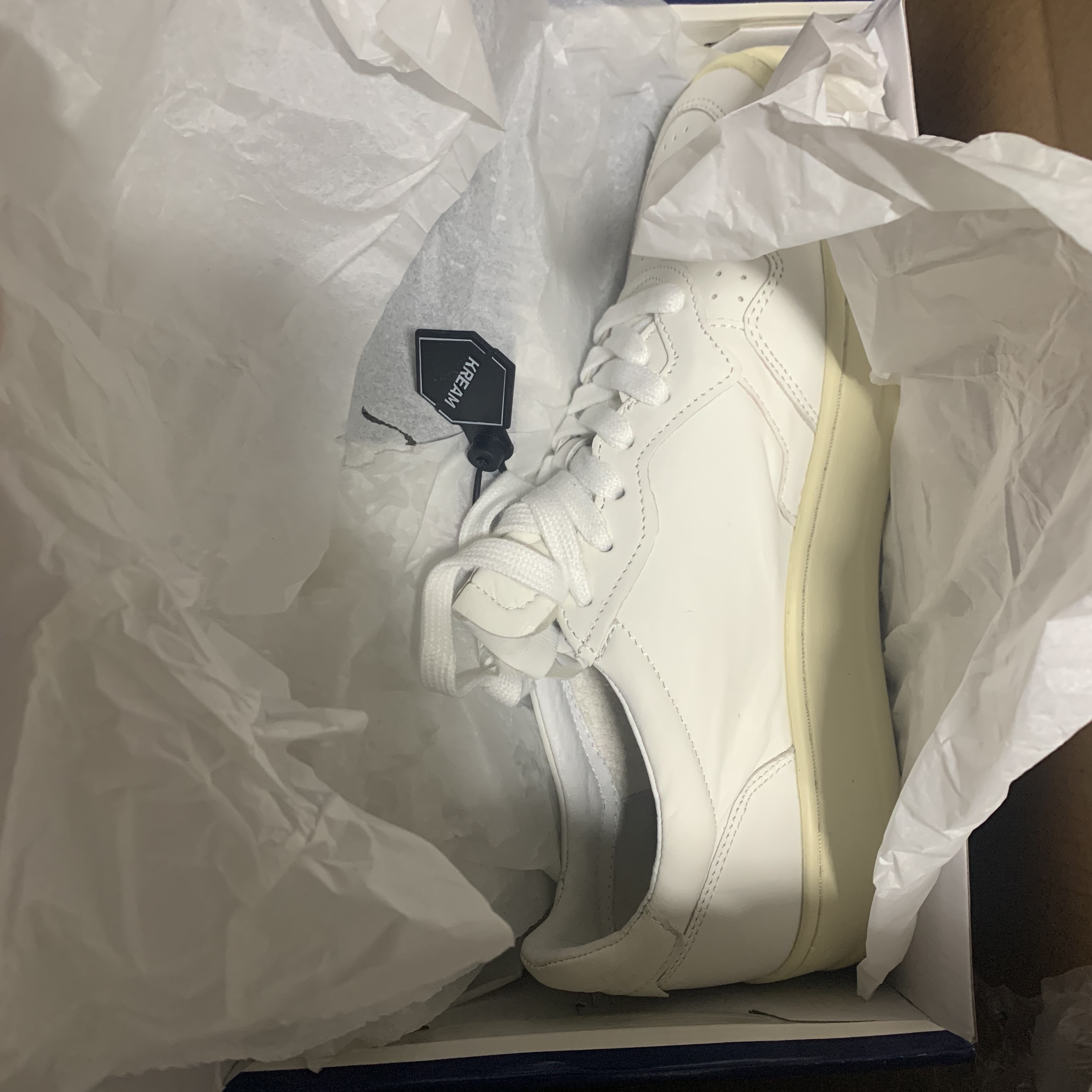 Autry Medalist Low Goatskin Sneakers White 착용 스타일 - 2