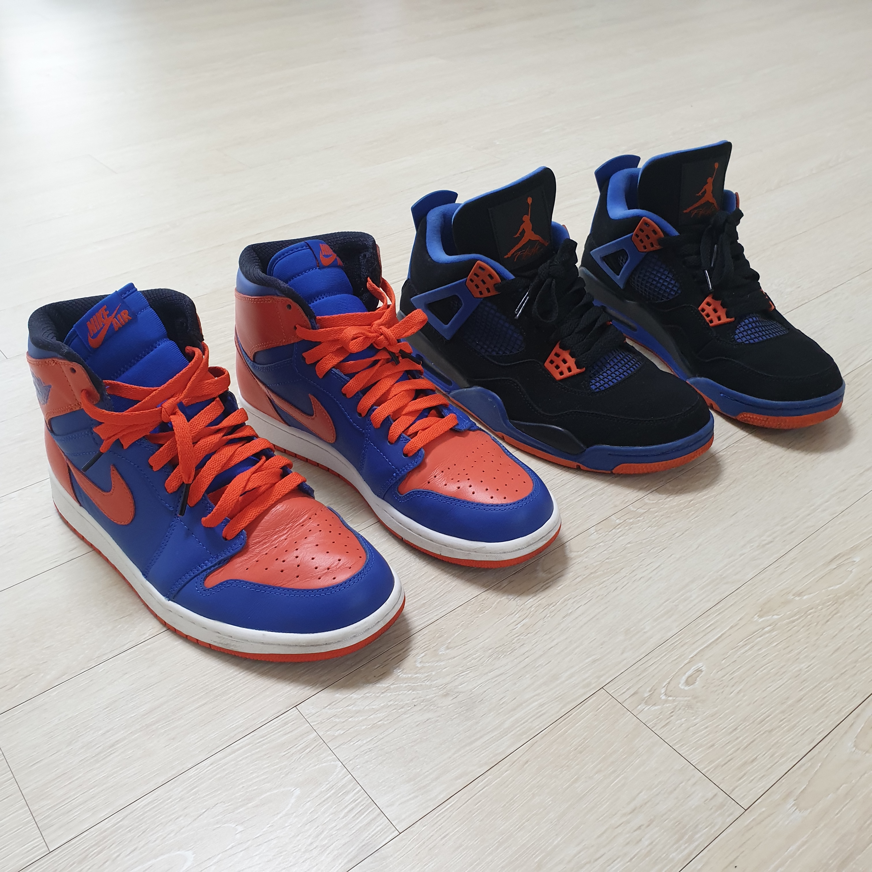 Jordan 1 Retro High OG Knicks 착용 스타일