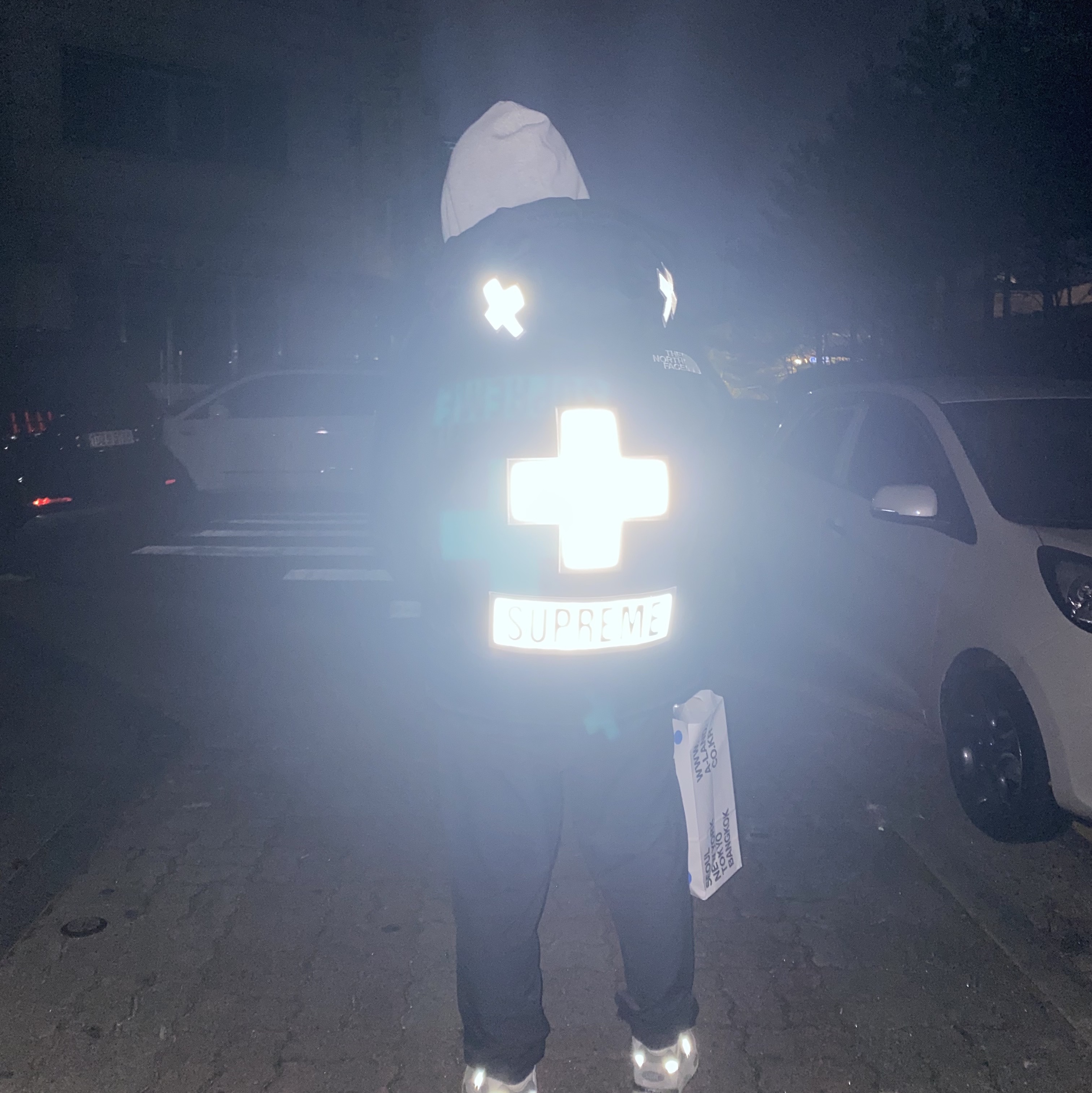 Supreme x The North Face Summit Series Rescue Baltoro Jacket Black - 22SS 착용 스타일