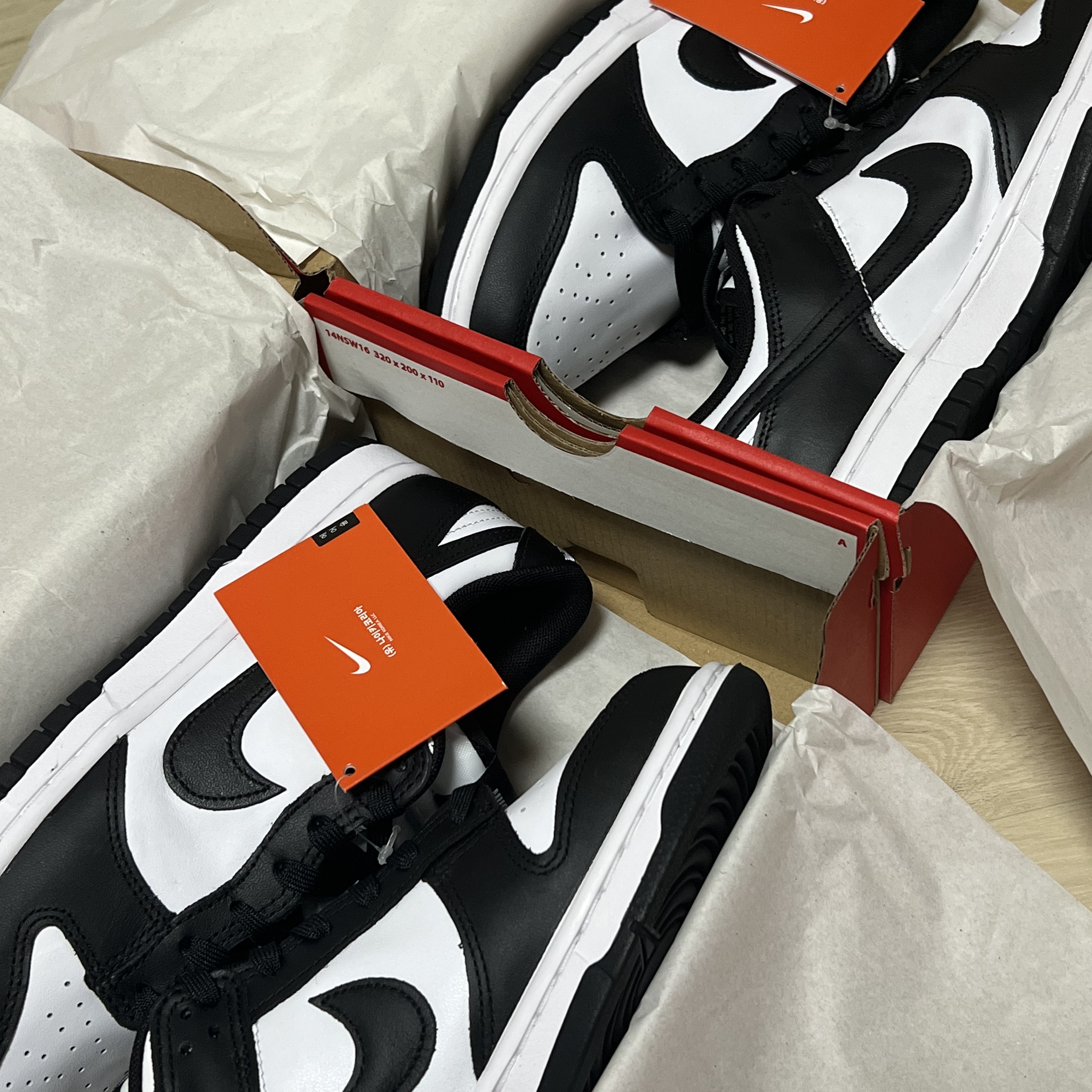Nike Dunk Low Retro Black 착용 스타일