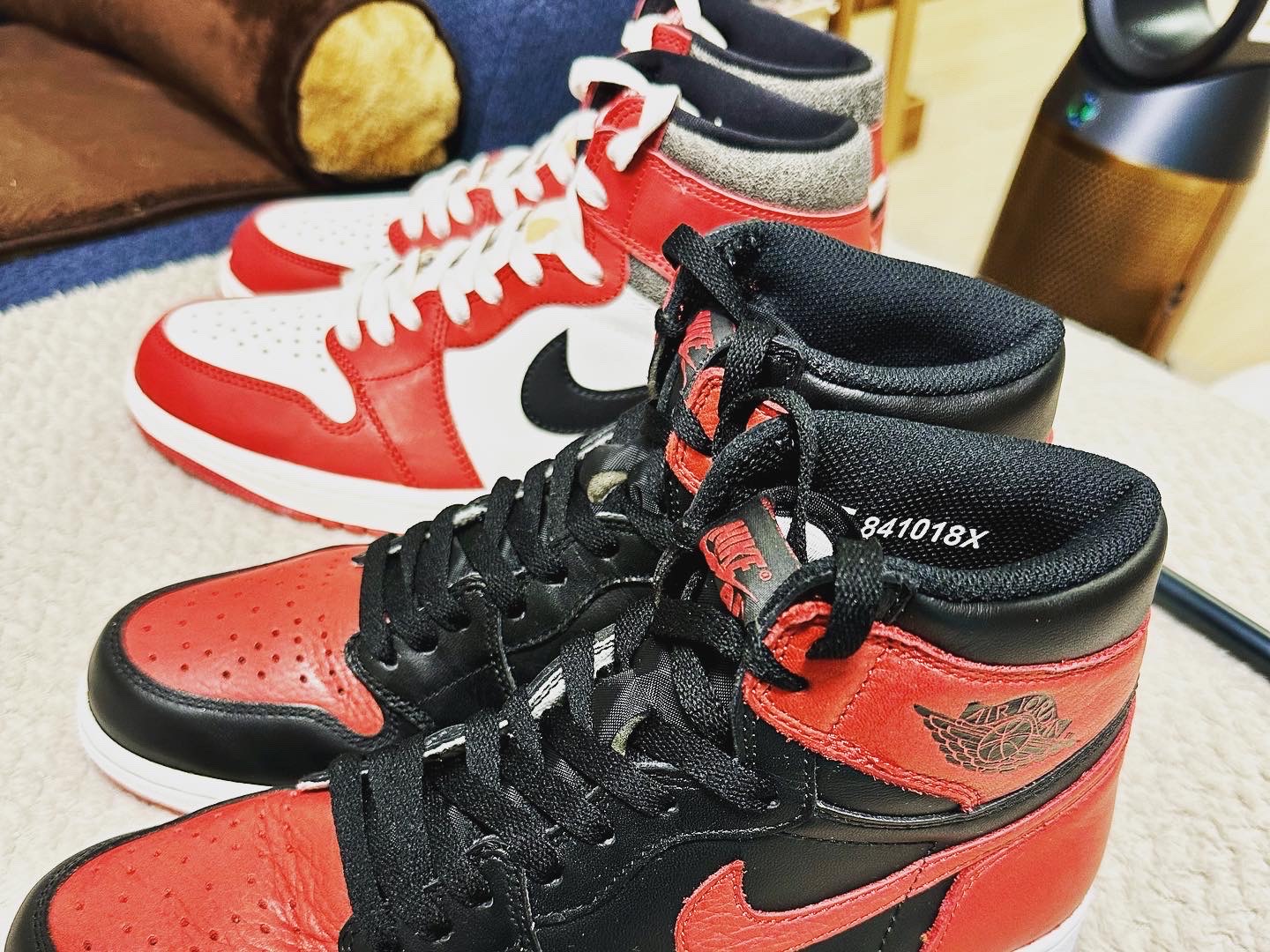 Jordan 1 Retro High OG Chicago 2022, Jordan 1 Retro High OG Bred Banned 2016 착용 스타일 - 2
