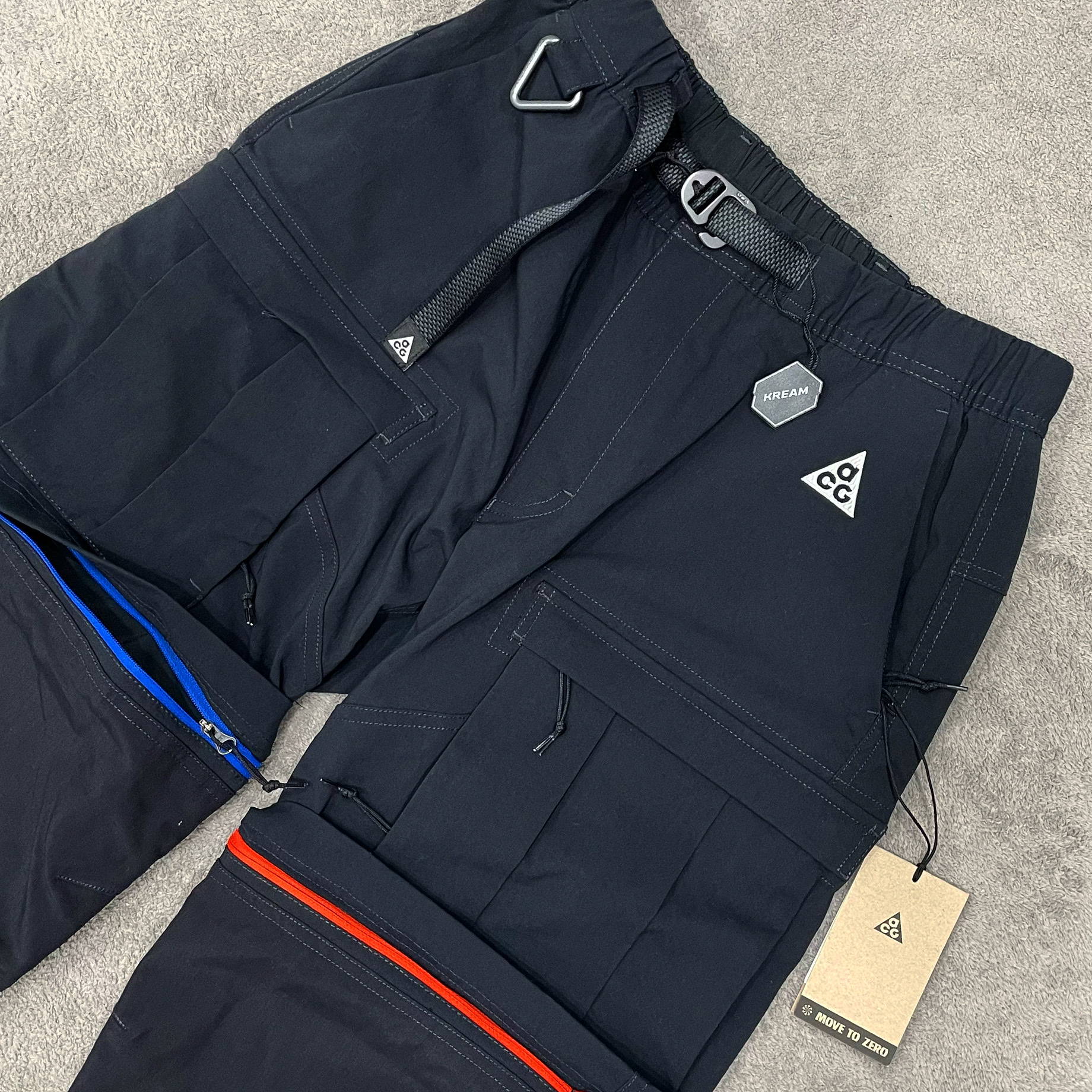 Nike ACG Smith Summit Cargo Pants Black Summit White - Asia 착용 스타일