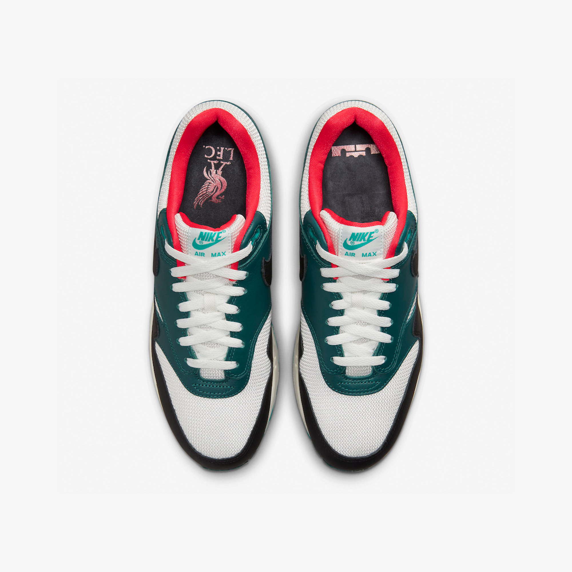 Nike x LFC x LeBron James Air Max 1 Gorge Green 착용 스타일 - 4