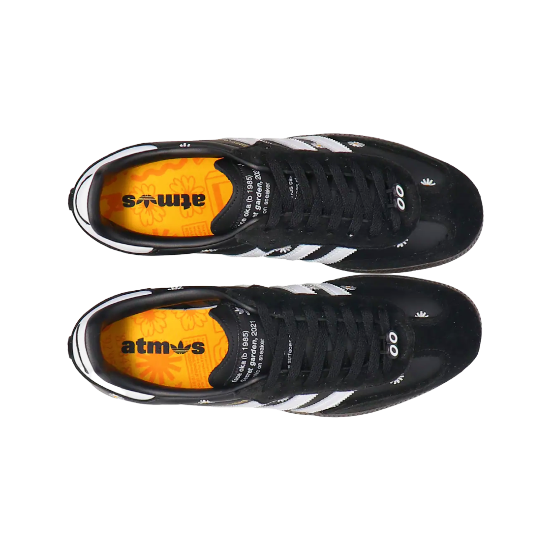 아디다스 x 아트모스 x 페이스 삼바 OG 코어 블랙(Adidas x Atmos x Face Samba OG Core Black) - 2