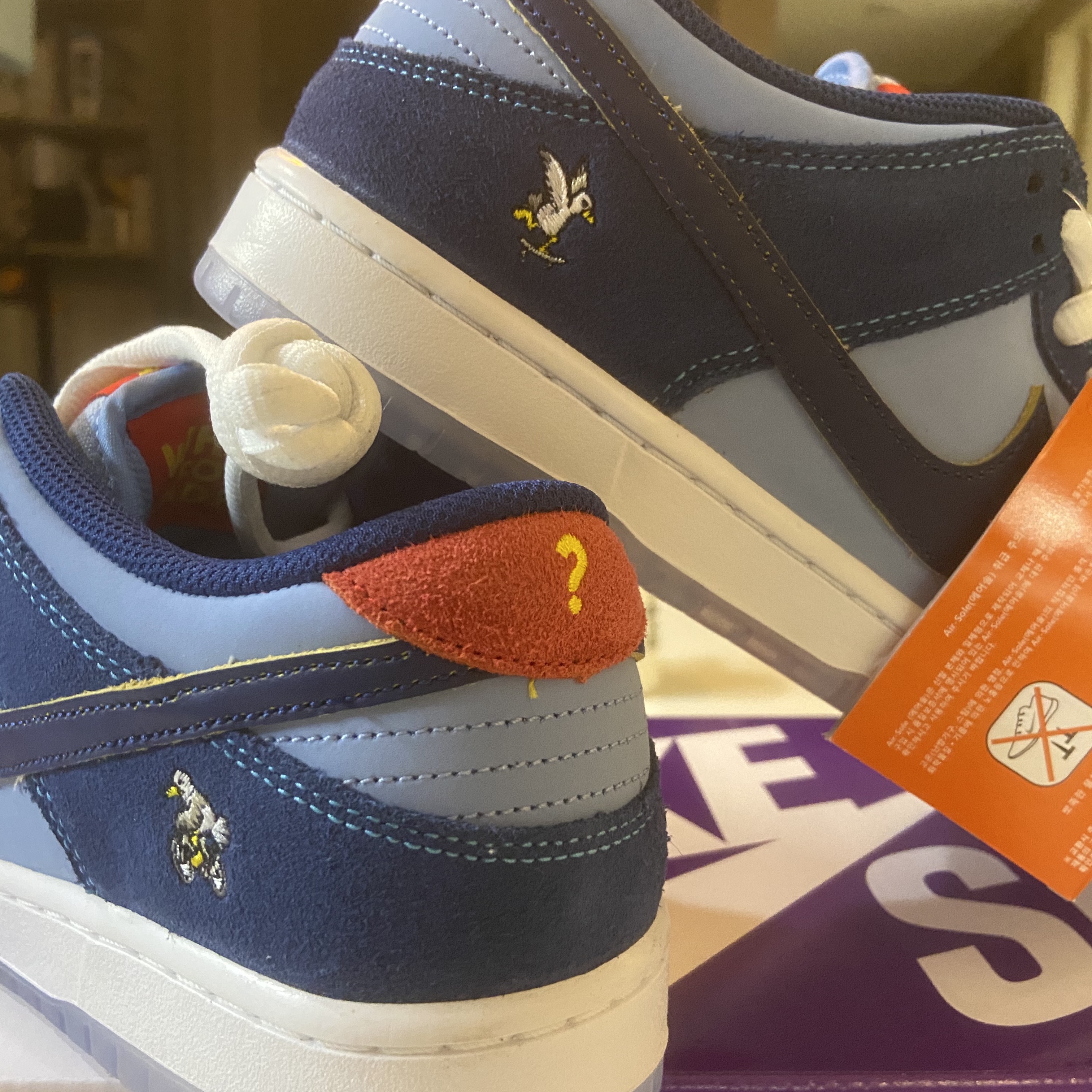 Nike x Why So Sad? SB Dunk Low Pro Coastal Blue 착용 스타일 - 1