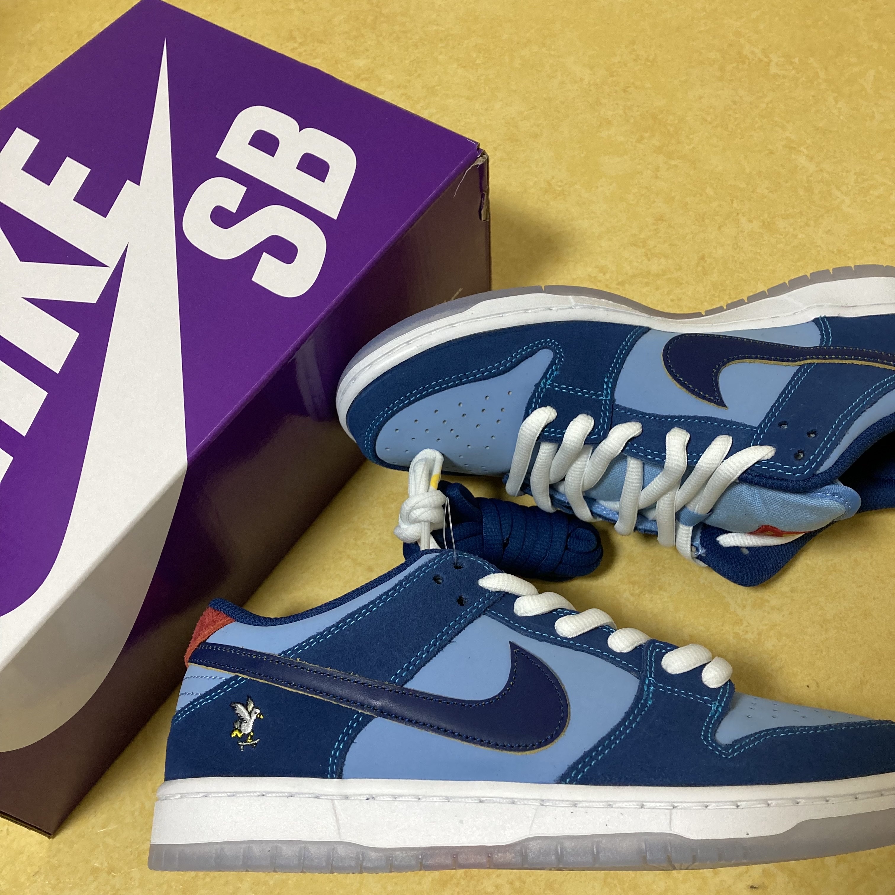 Nike x Why So Sad? SB Dunk Low Pro Coastal Blue 착용 스타일 - 2