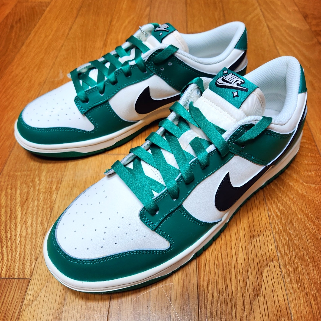 Nike Dunk Low Retro SE Jackpot Malachite 착용 스타일 - 1