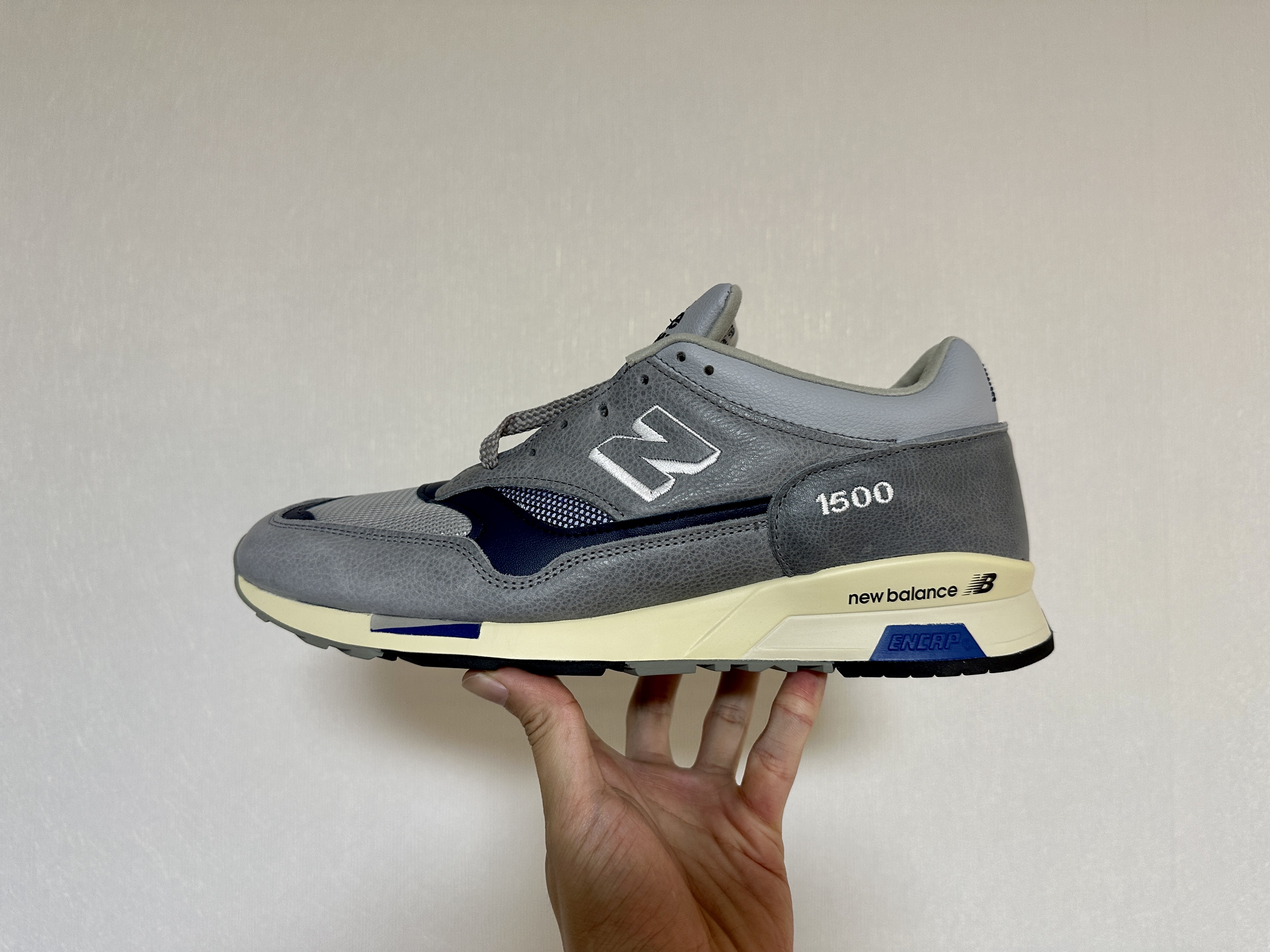 New Balance 1500 Made in UK 40th Anniversary Grey Blue 착용 스타일