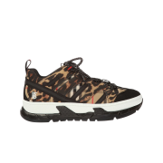 Burberry Leopard Print Union Sneakers Archive Beige