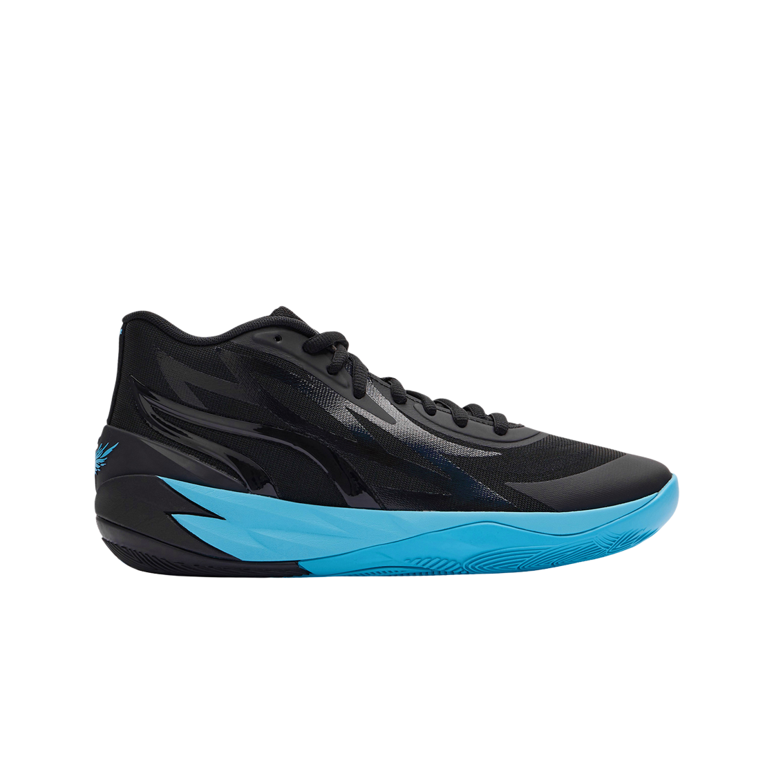 푸마 MB.02 라멜로 볼 블랙 블루 아톨(Puma MB.02 Lamelo Ball Black Blue Atoll)
