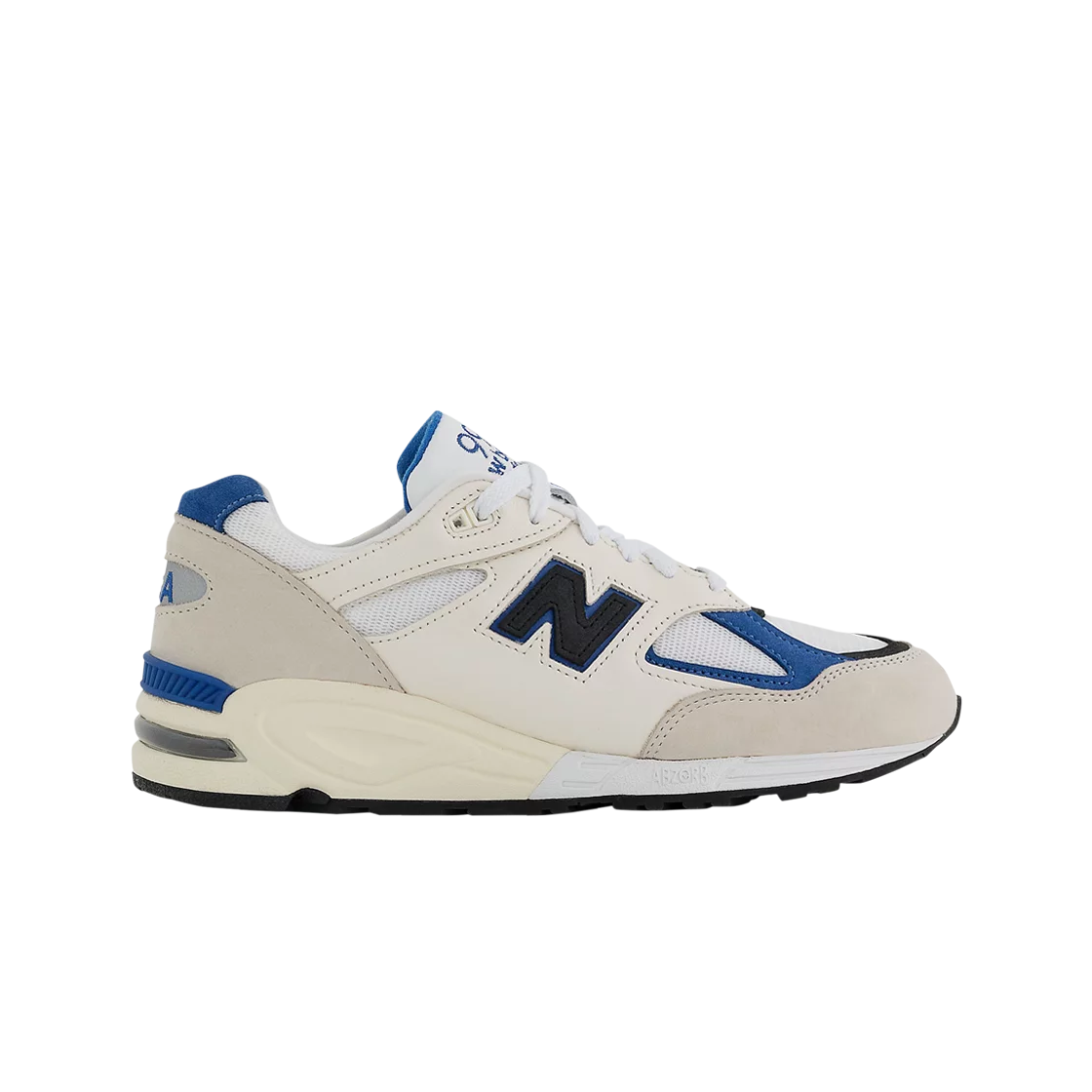 뉴발란스 990v2 메이드 인 USA 화이트 블루(New Balance 990v2 Made in USA White Blue)