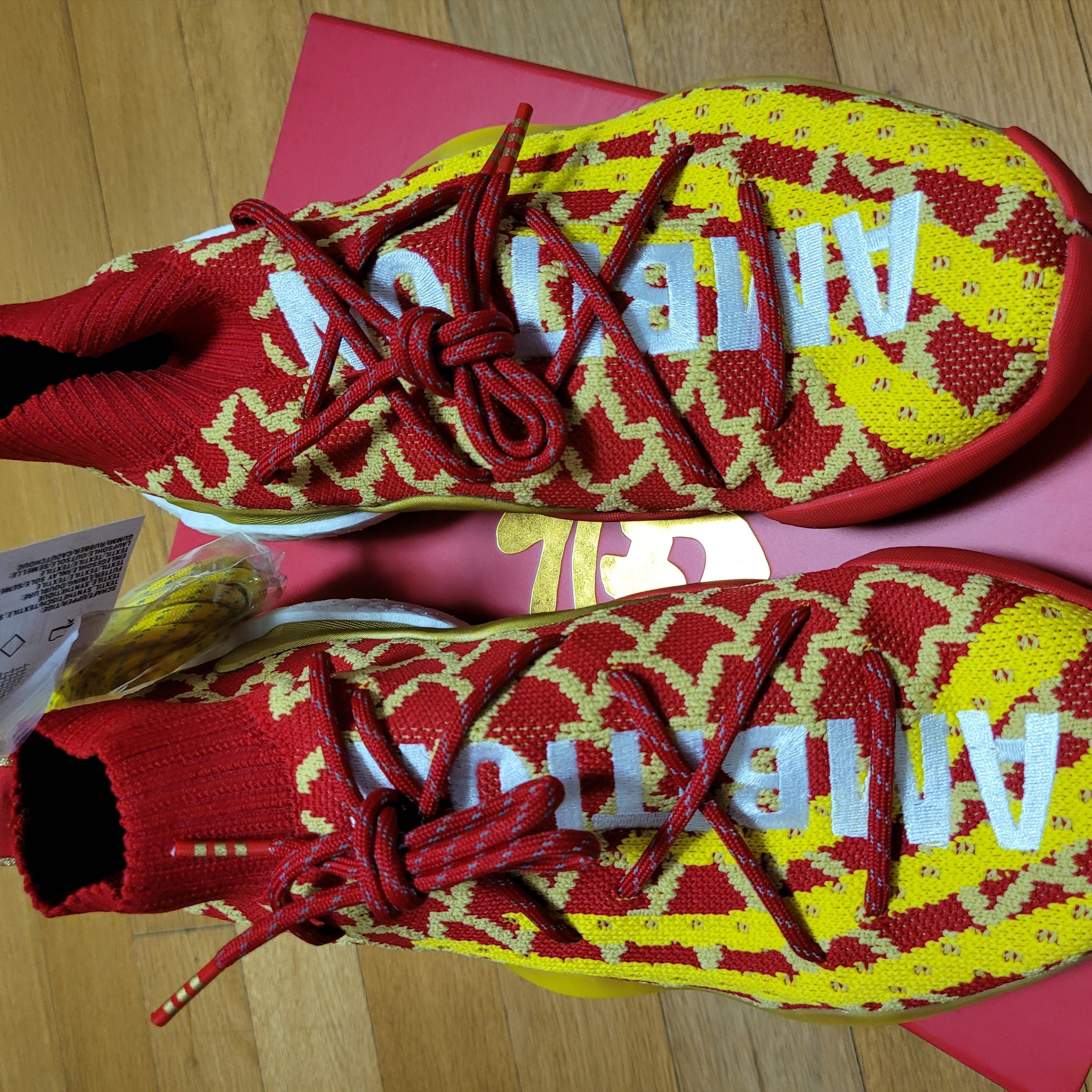 Adidas x Pharrell Williams Crazy BYW Chinese New Year 착용 스타일 - 3