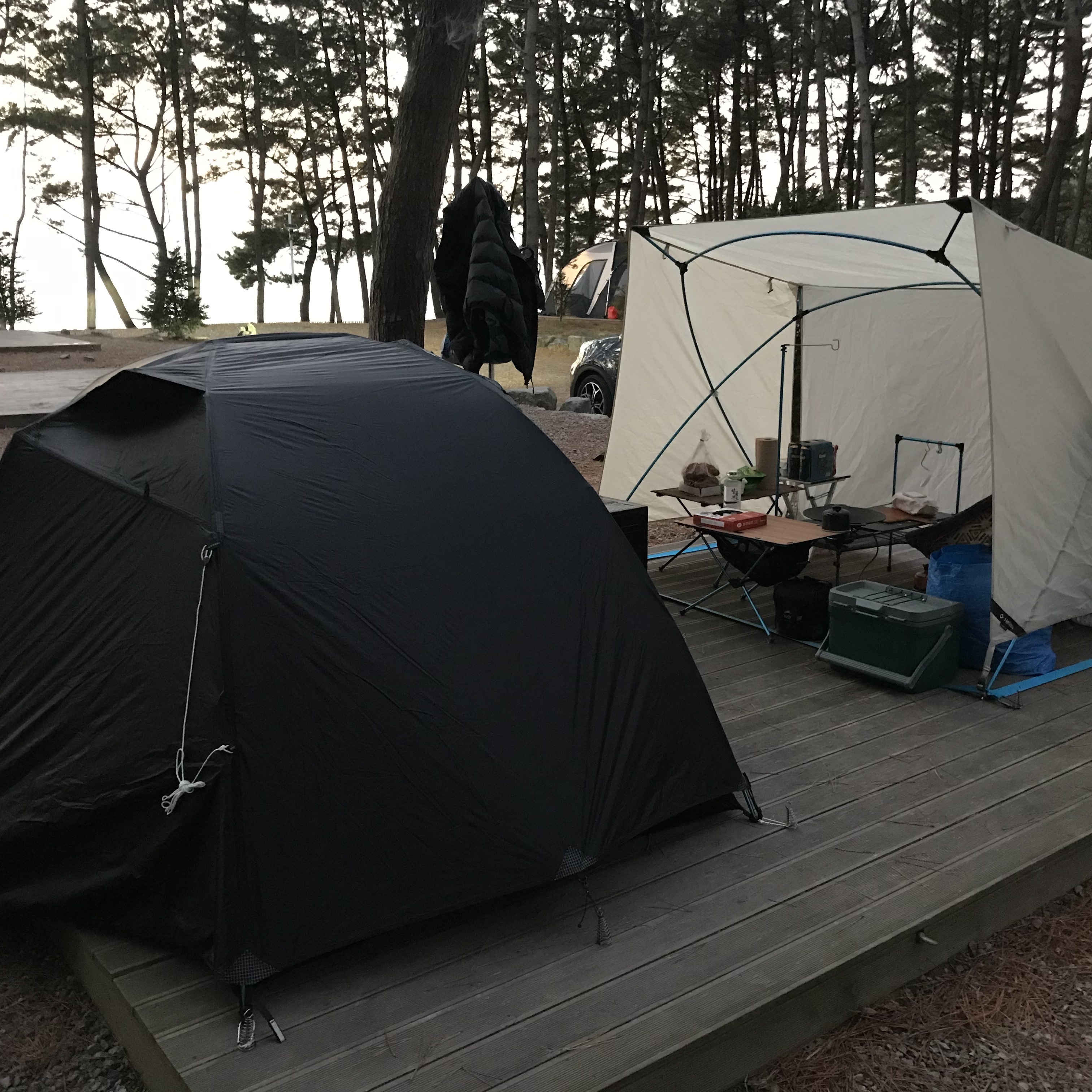 Helinox Alpine Dome 2p Black 착용 스타일 - 3