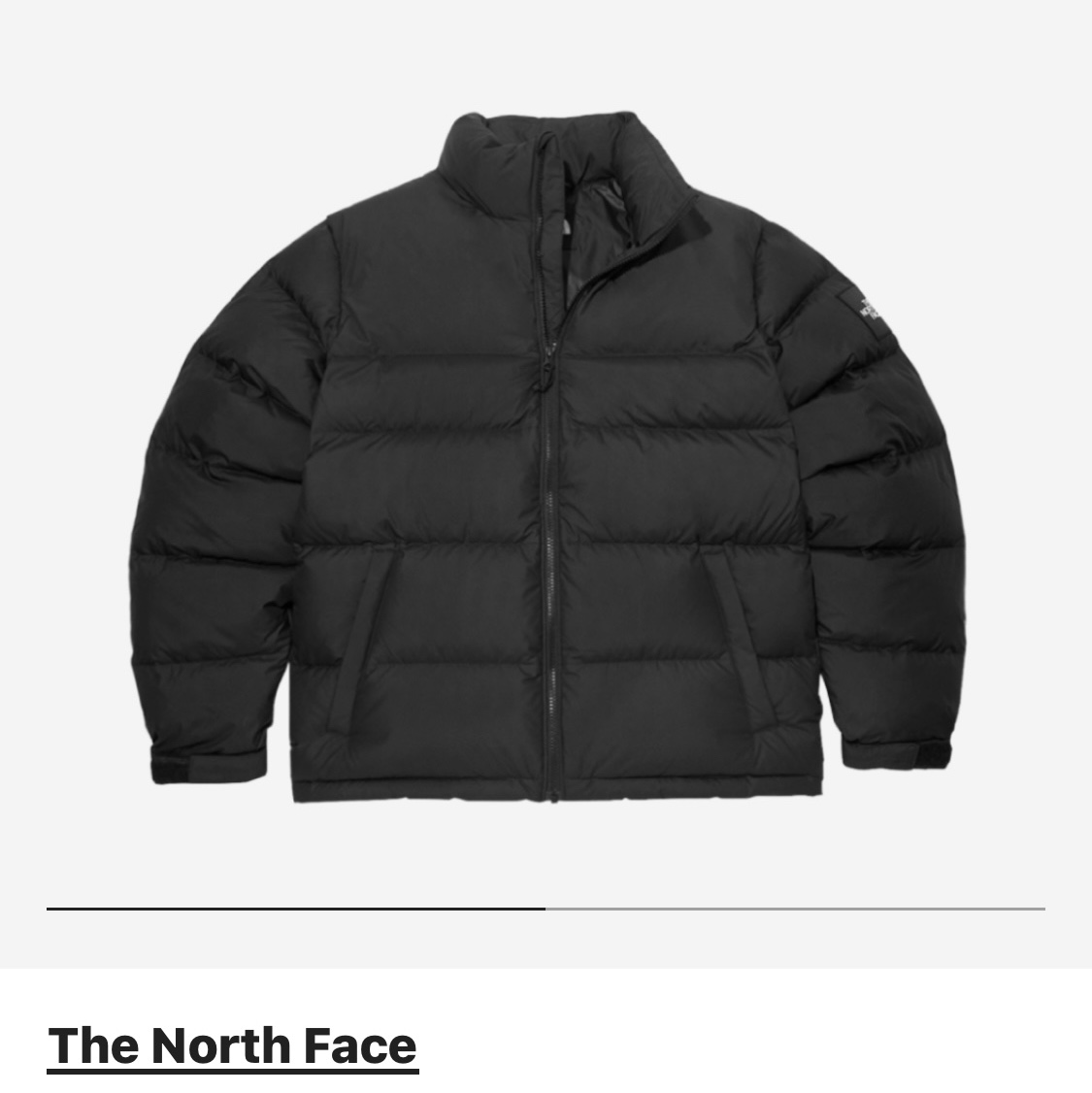 The North Face 1992 Nuptse Jacket Black 착용 스타일