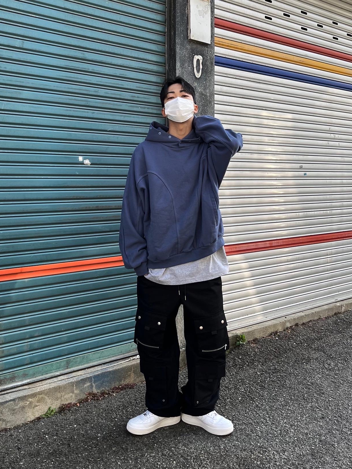 Nike Air Force 1 '07 Low White 착용 스타일