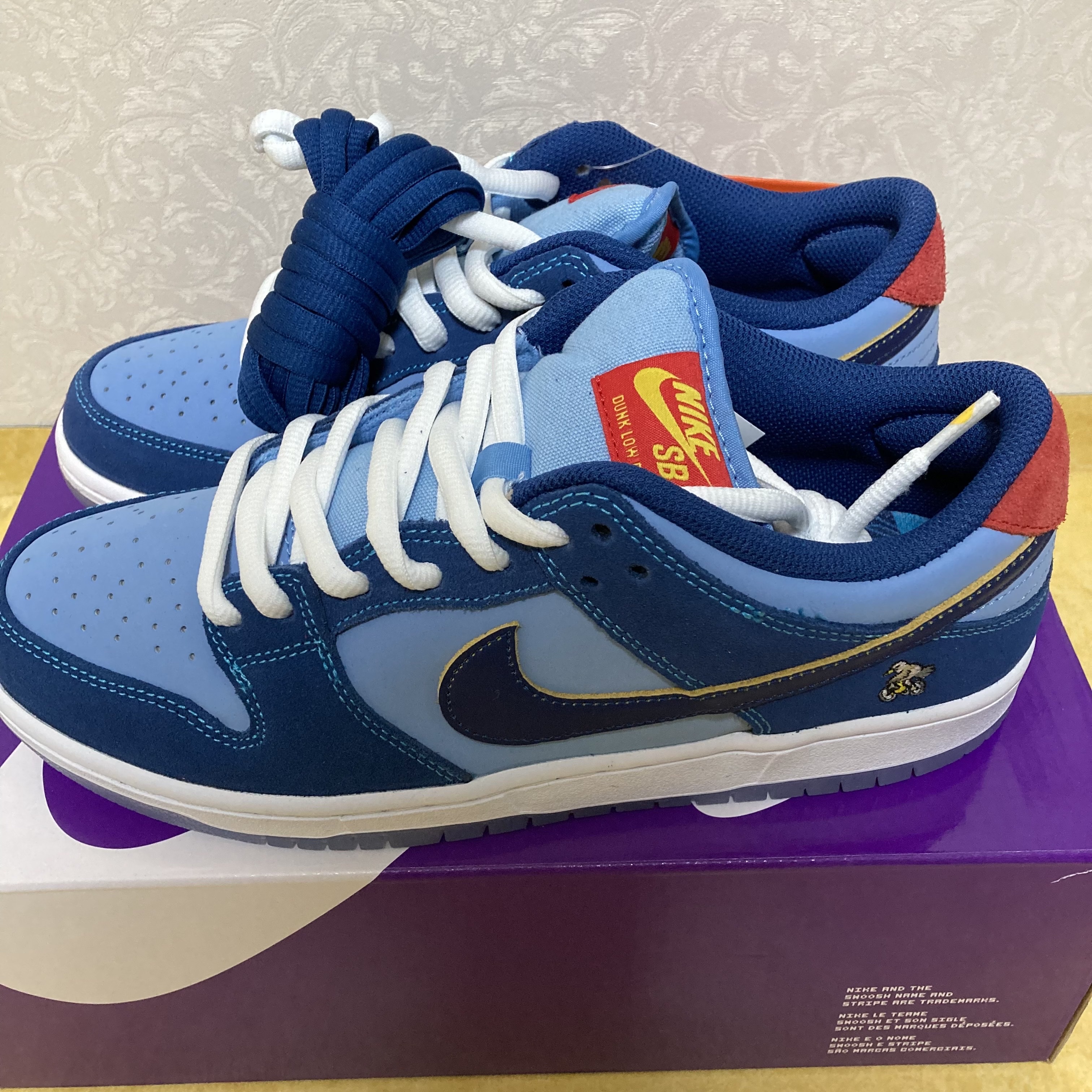 Nike x Why So Sad? SB Dunk Low Pro Coastal Blue 착용 스타일 - 3